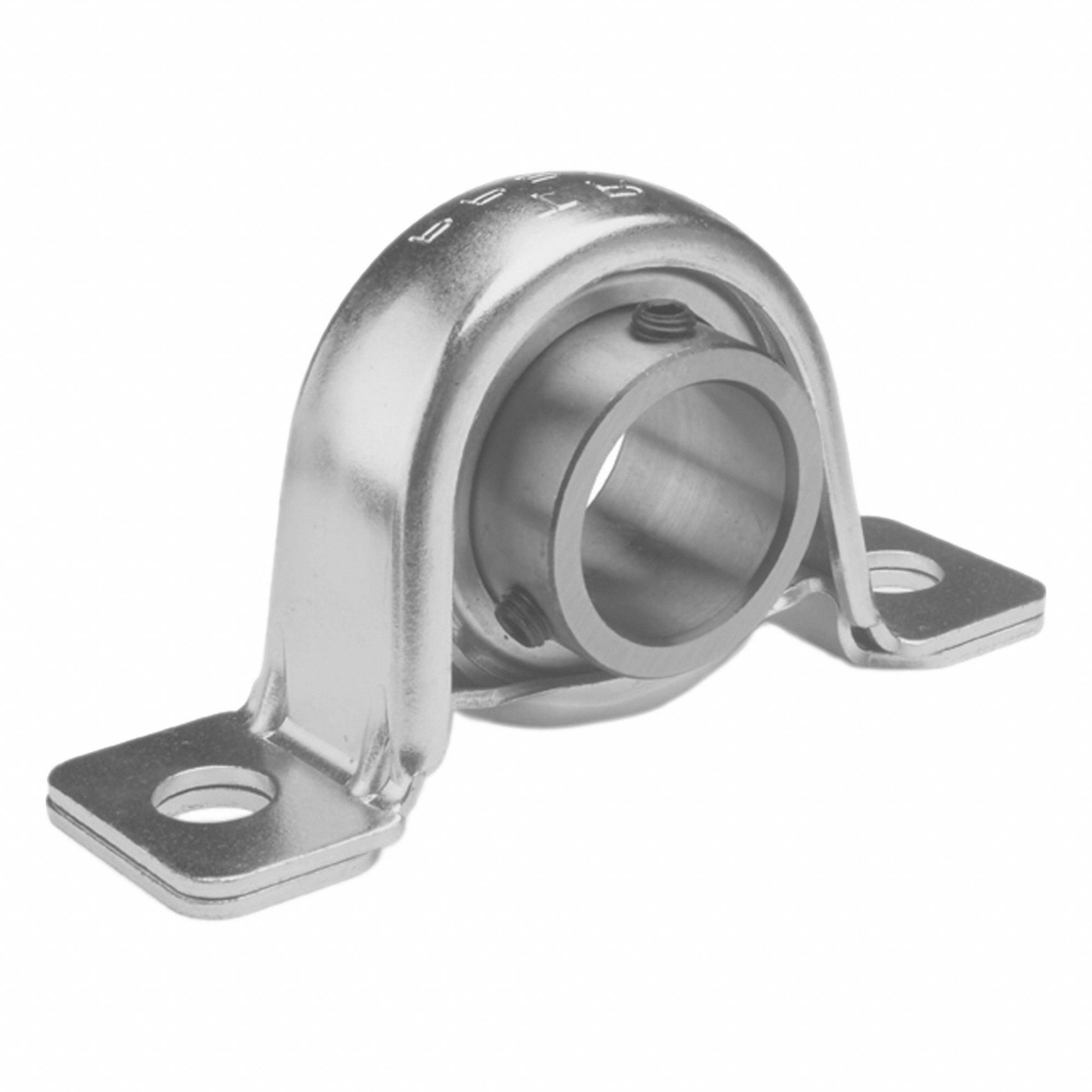 Pillow Block Bearing: 1 1/4 in Bore, Steel, Eccentric Collar, 1 5/16 in Shaft Ht, 4, 950 RPM