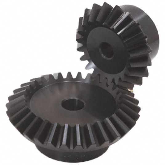 KHK GEARS Bevel Gear Straight, Gear Ratio 5, Module m 1.5, 60 Teeth