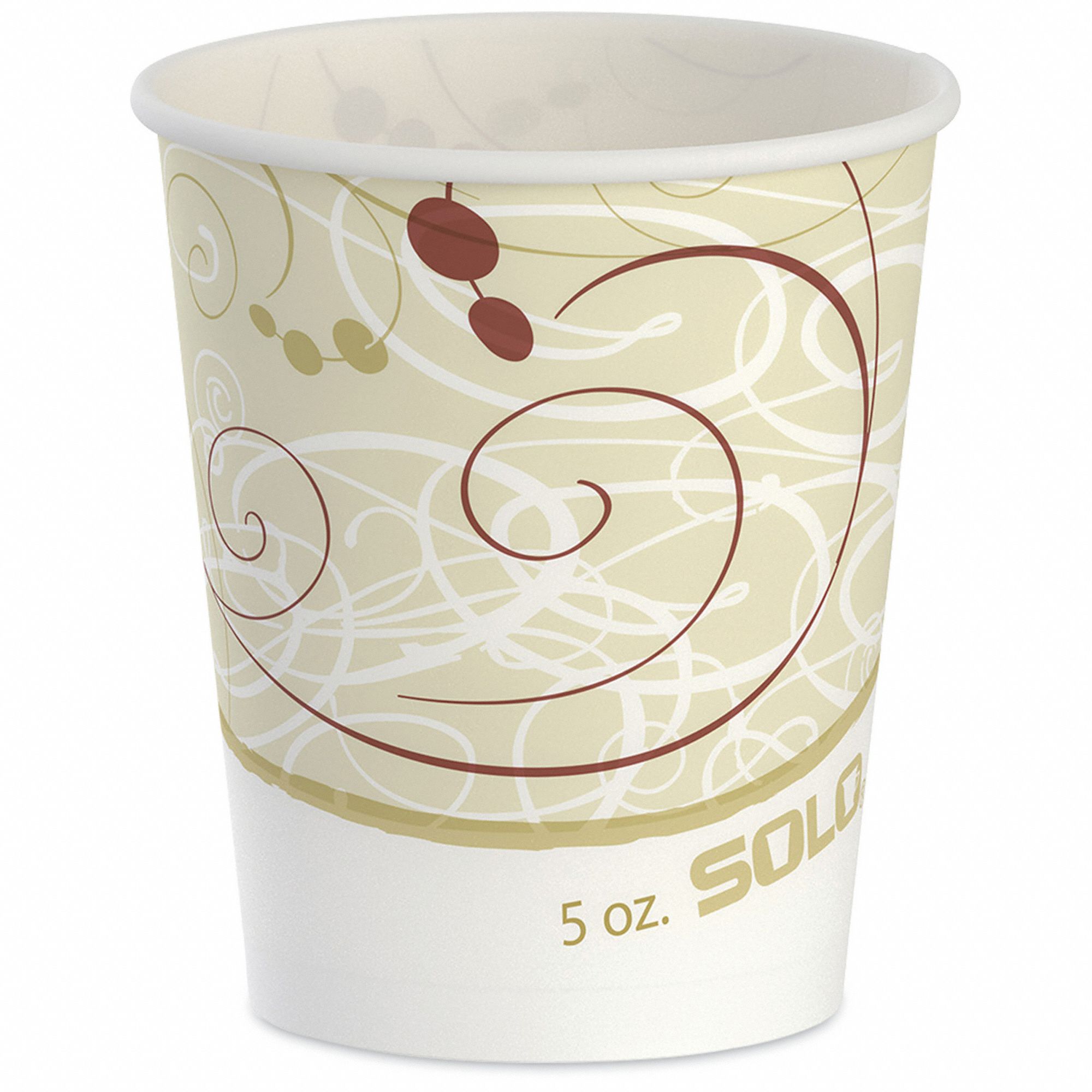 Disp Cold Cup, 5 oz, White/Green, PK100