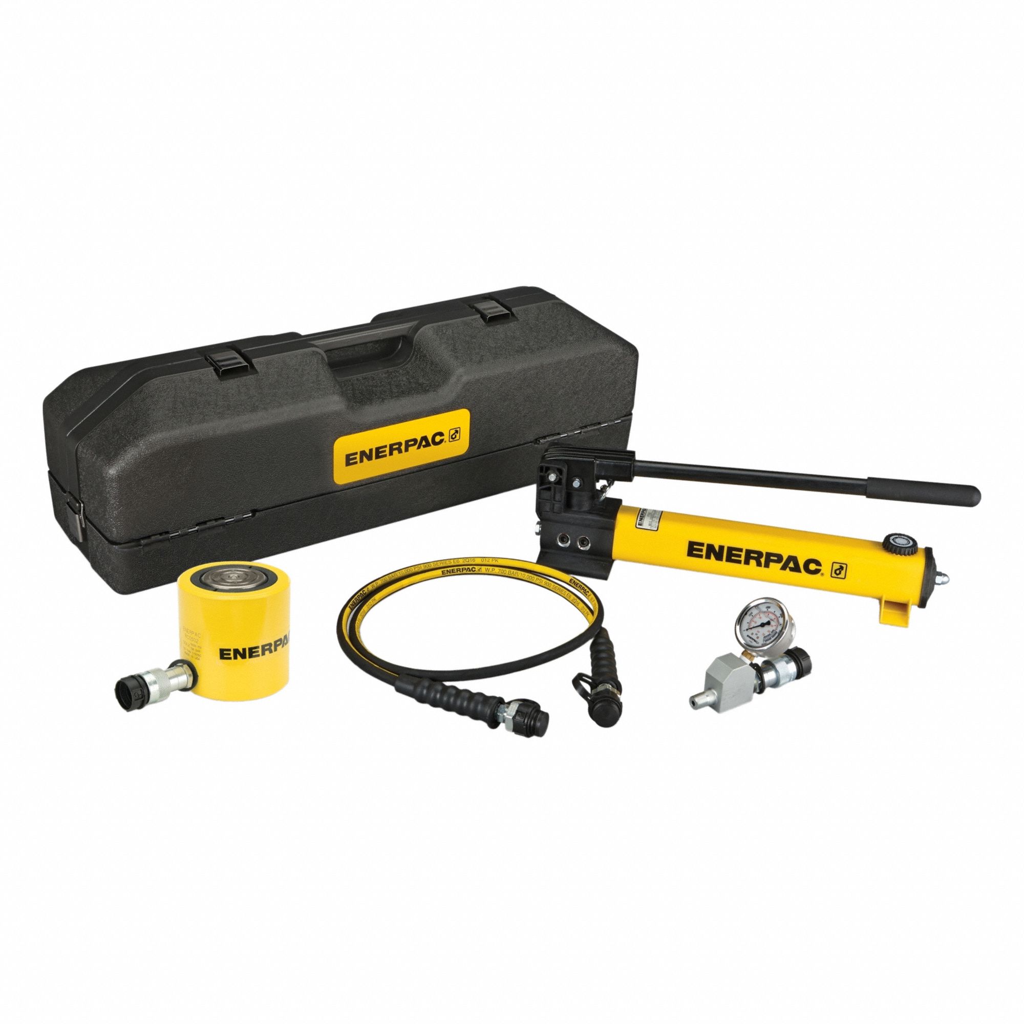 Hydraulic Cylinder and Hand Pump Set: 48 ton Cylinder Nominal Capacity, RCS501, P392