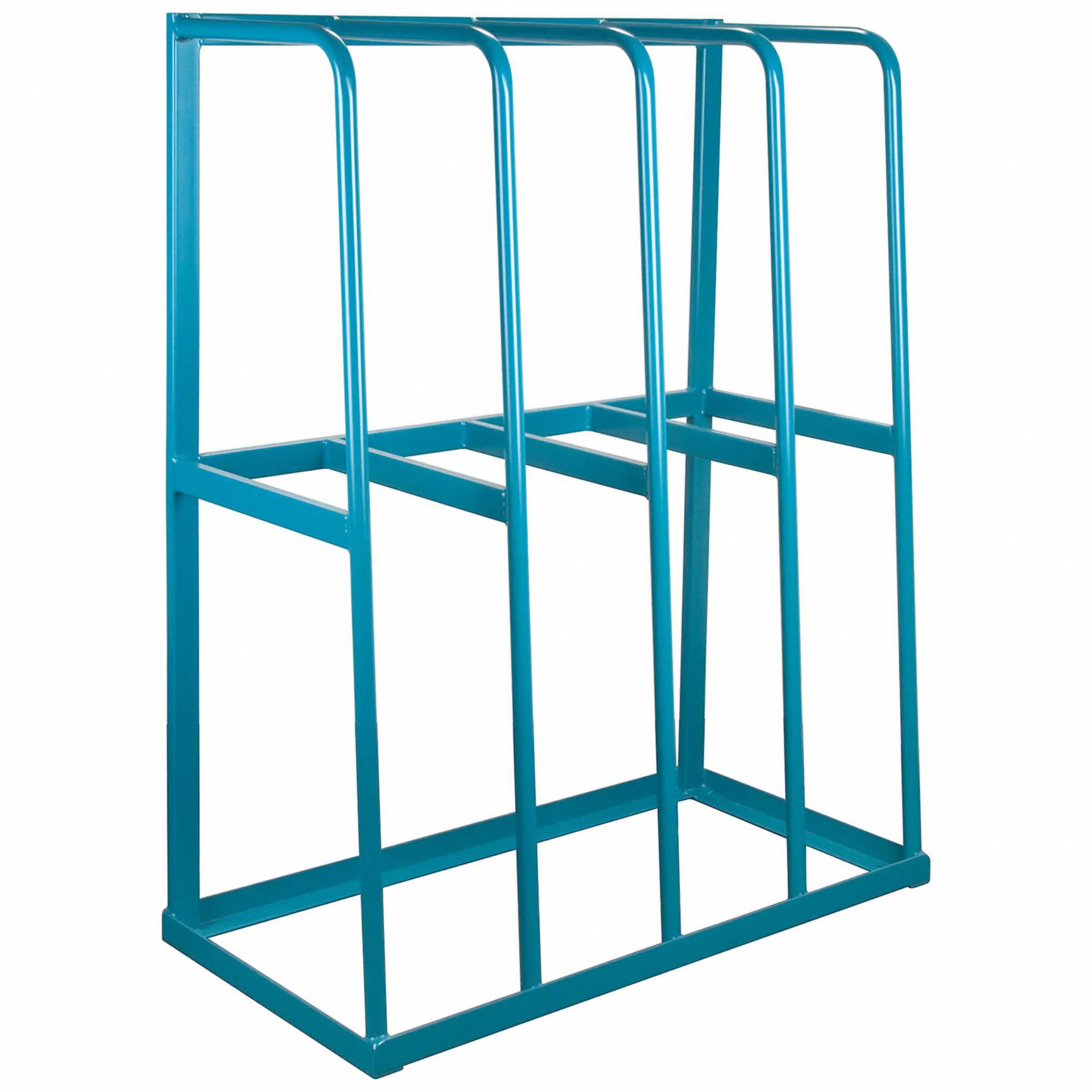 KLETON VERTICAL BAR RACK, BLUE, ENAMEL FINISH, 60 IN HEIGHT, STEEL ...