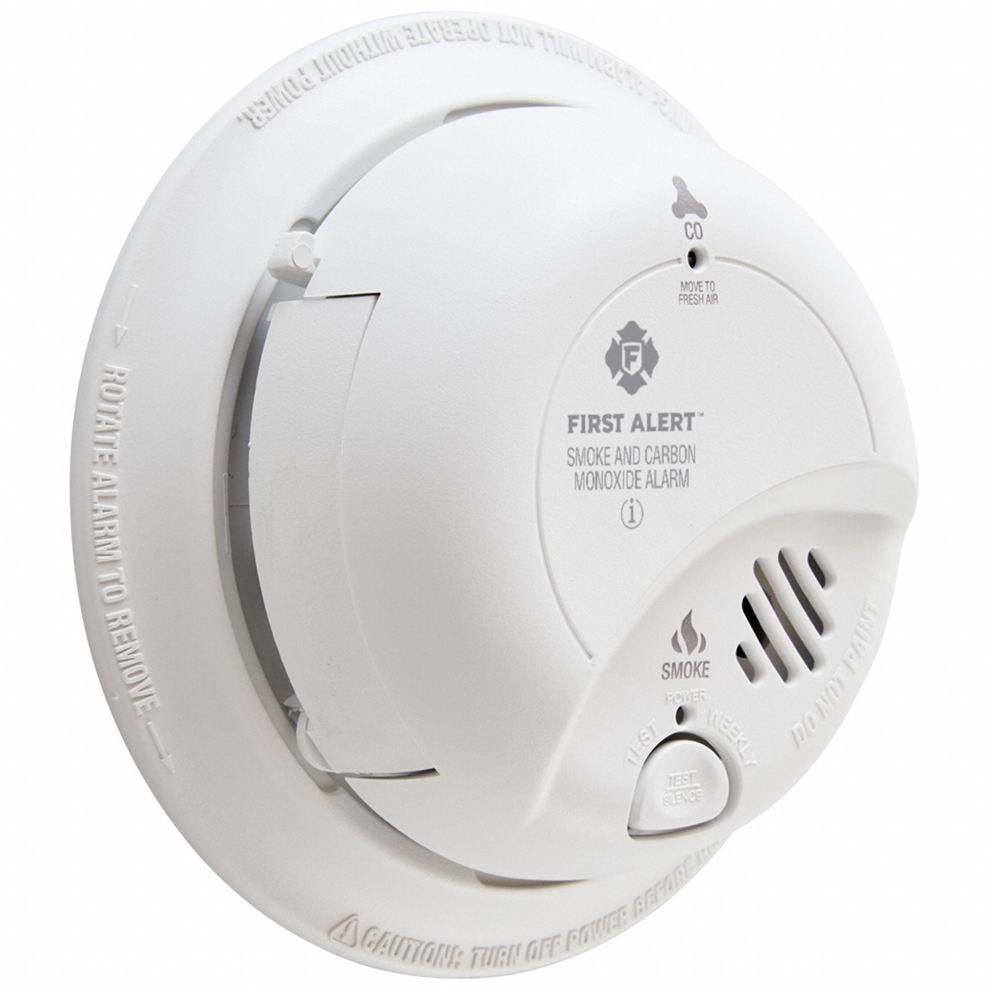 Carbon Monoxide and Smoke Alarm: Smoke, Removable Battery, Smoke/CO Detector, Removable Battery