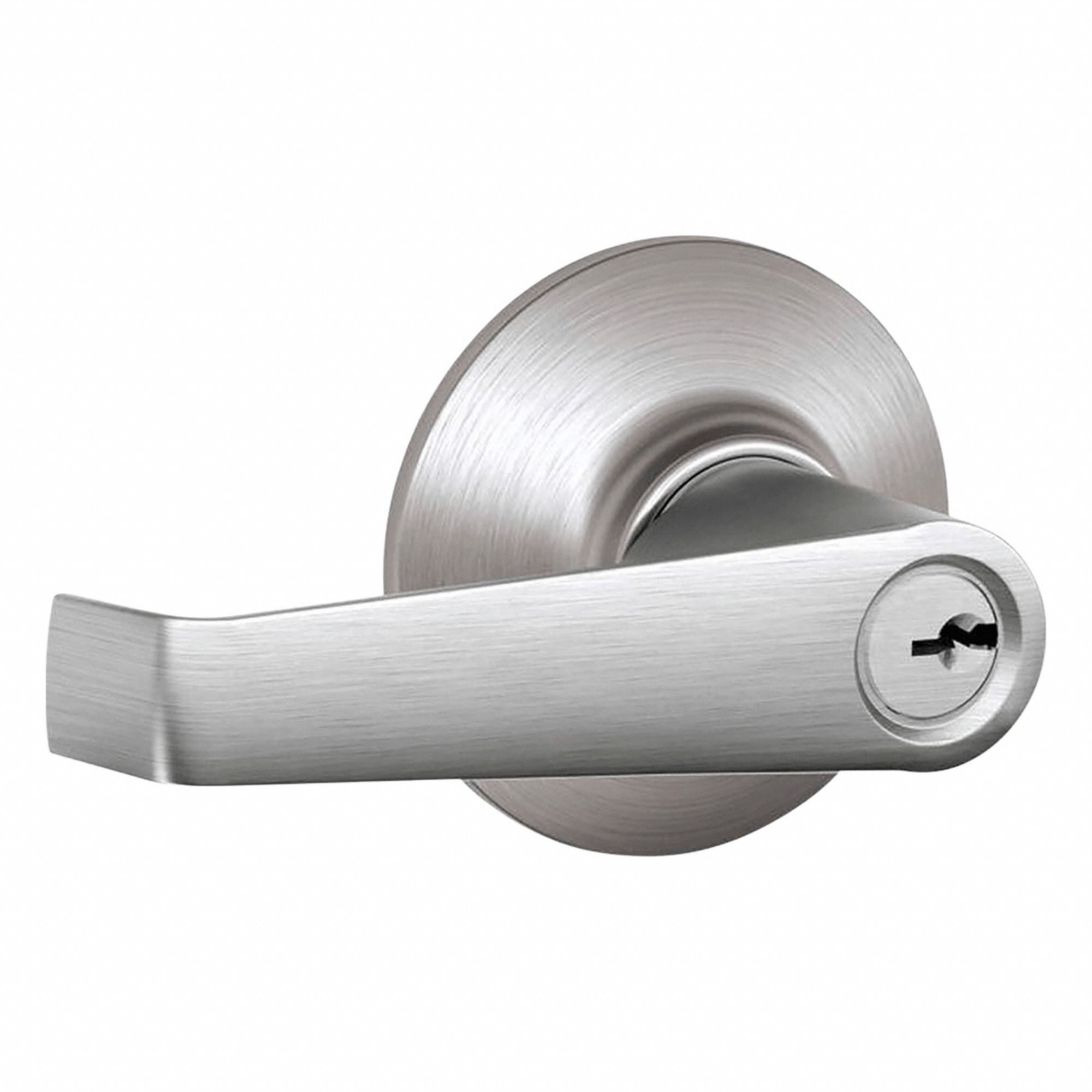 Storeroom Lock,  Elan Lever,  Satin Chrome