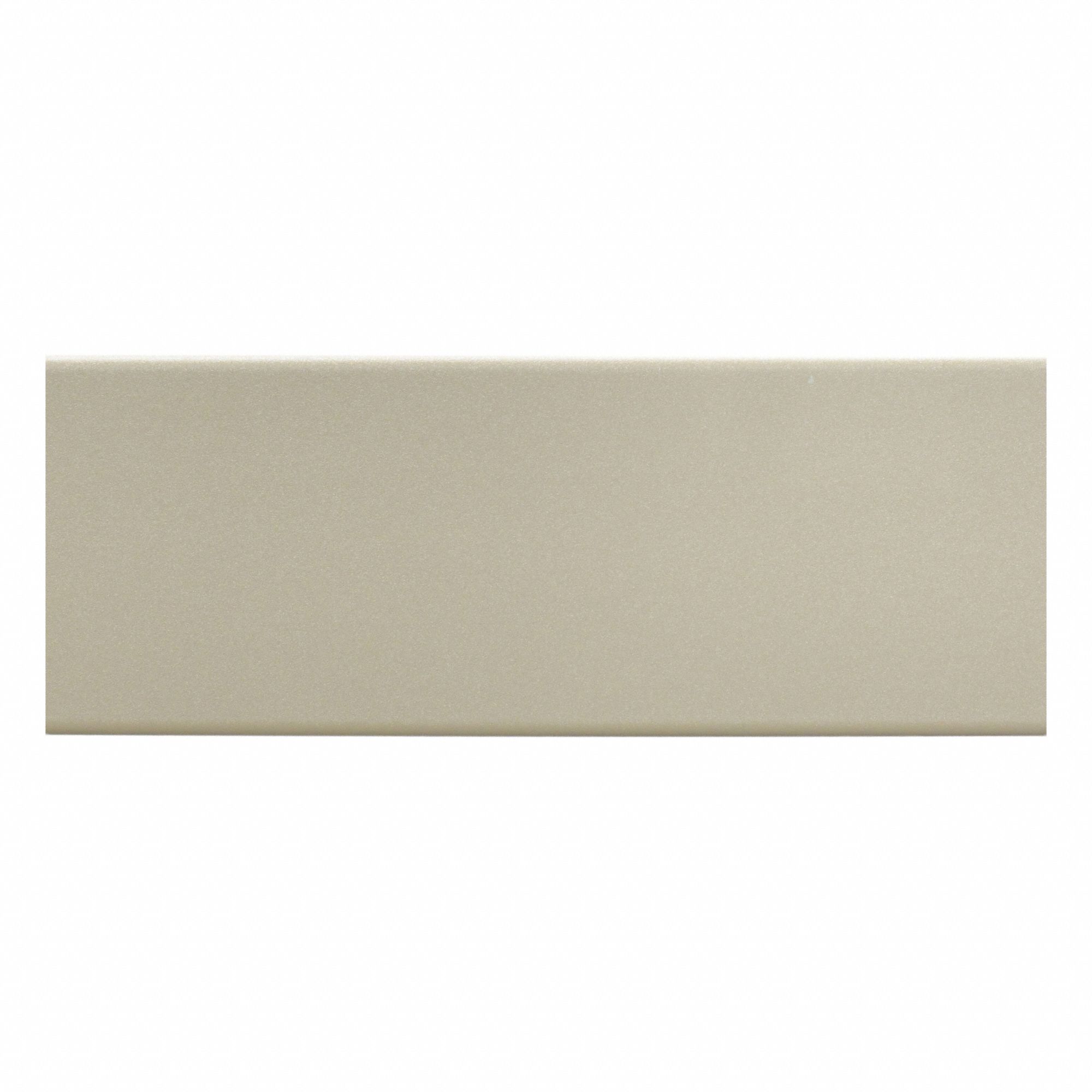 Crash Rail: SCR-48, Beige, 6 in Overall Ht, 10 ft Overall Lg