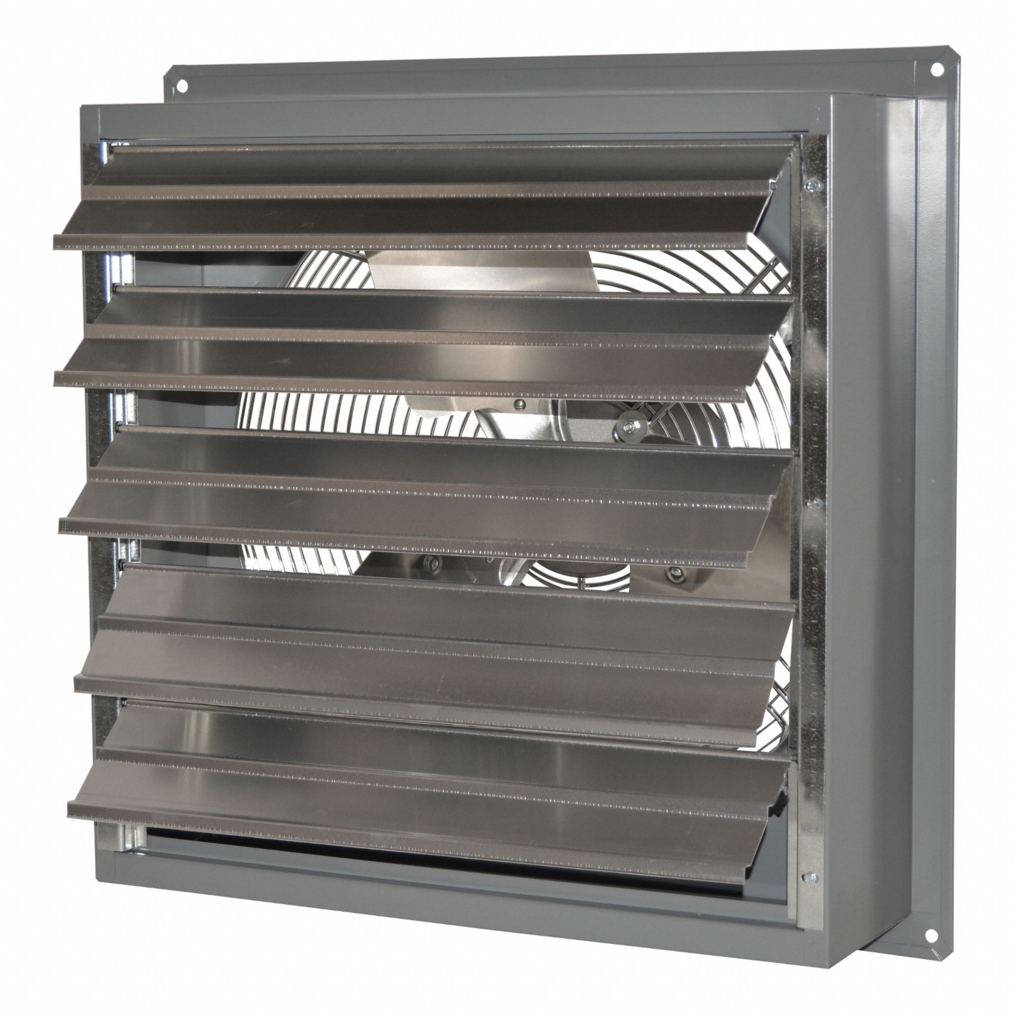 Exhaust Fan: 20 in Blade, 1 Speed, 1/3 hp, Totally Enclosed Air Over, 3, 420 cfm, 115V AC, 1 ph