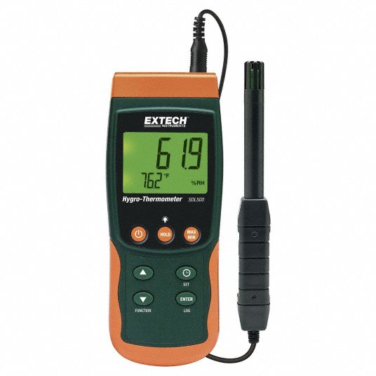 EXTECH, Included, Dew Point/Relative Humidity/Wet Bulb Temp ...