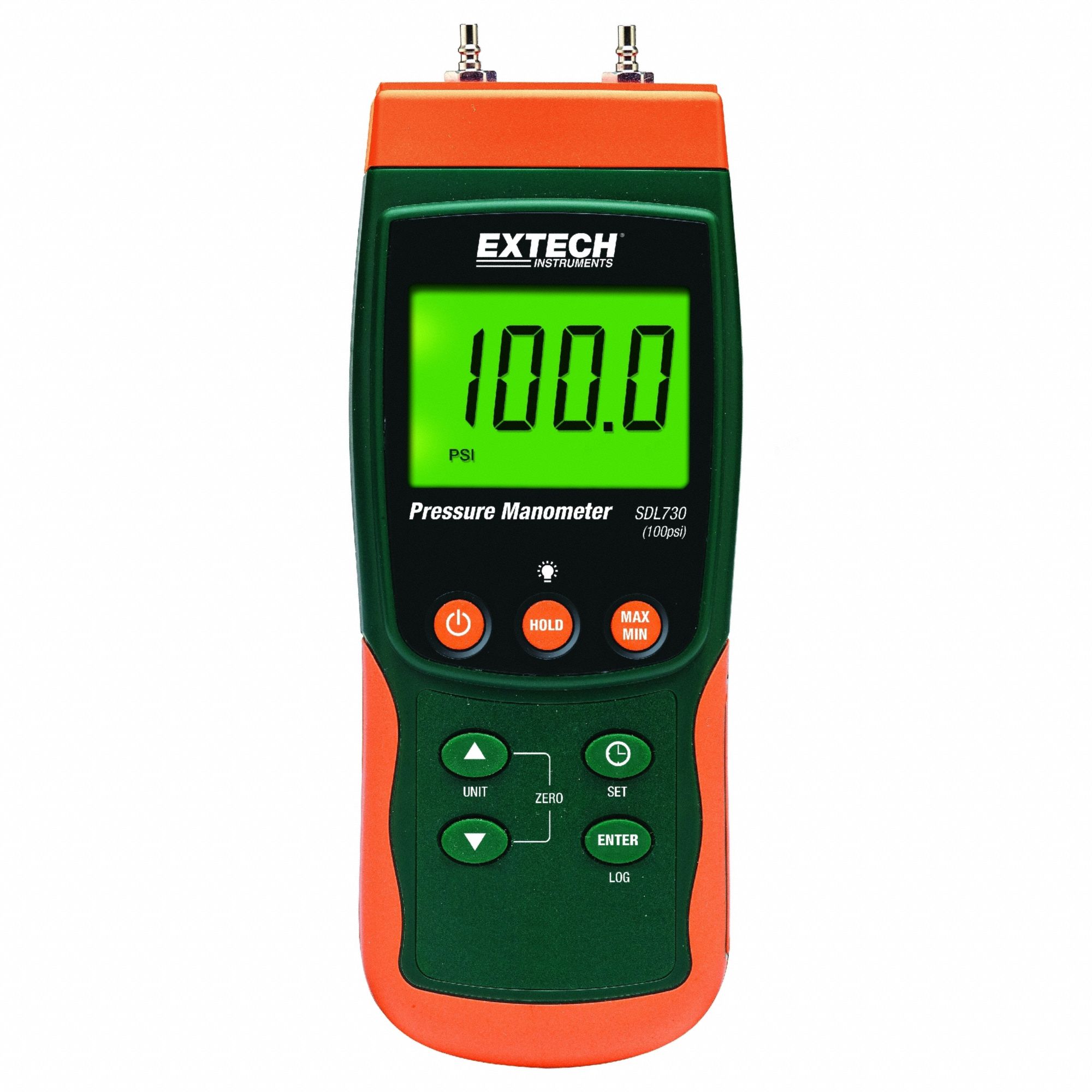 MANOMETER,201.5 PSI,DIGITAL,LCD,6AA