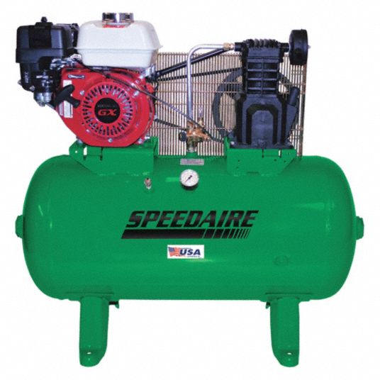 SPEEDAIRE, 1 Stage, 5.5 hp Engine, Stationary Air Compressor