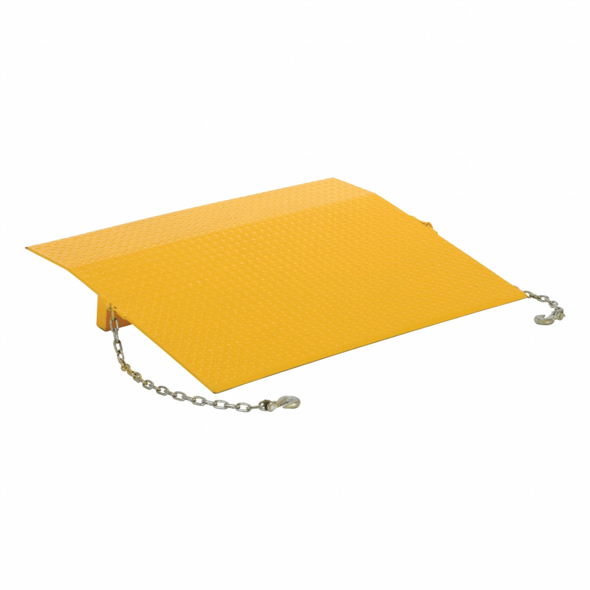 Dock Plate: 3, 090 lb Load Capacity, 60 in Overall Lg, 60 in Overall Wd, Hand Truck