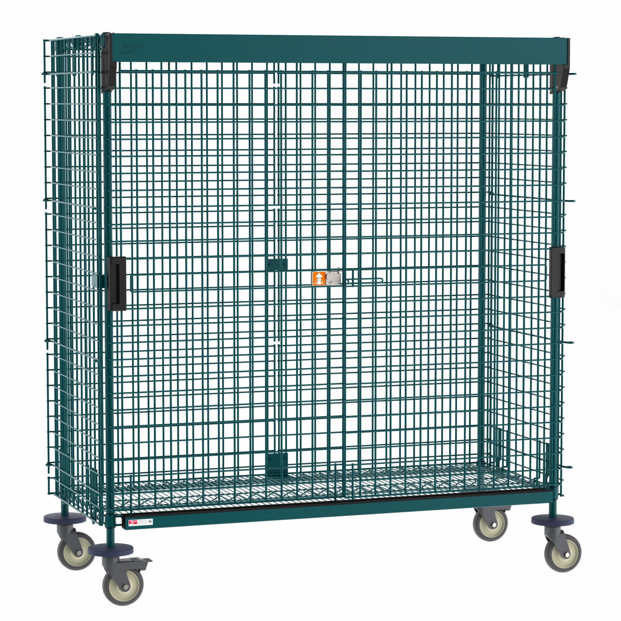 SecurityCrt 68in 65in 29in Grn Stl 900lb