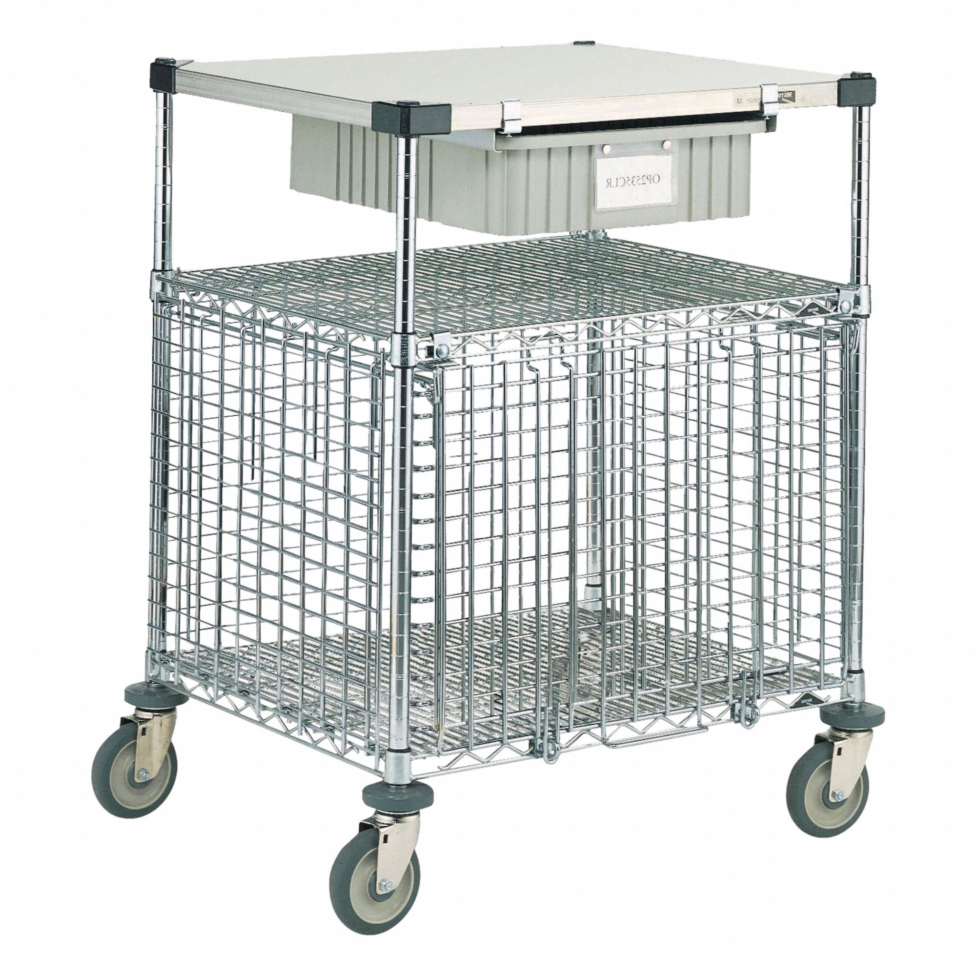 SecurityCrt 39in 30in 24in Slvr SS 600lb