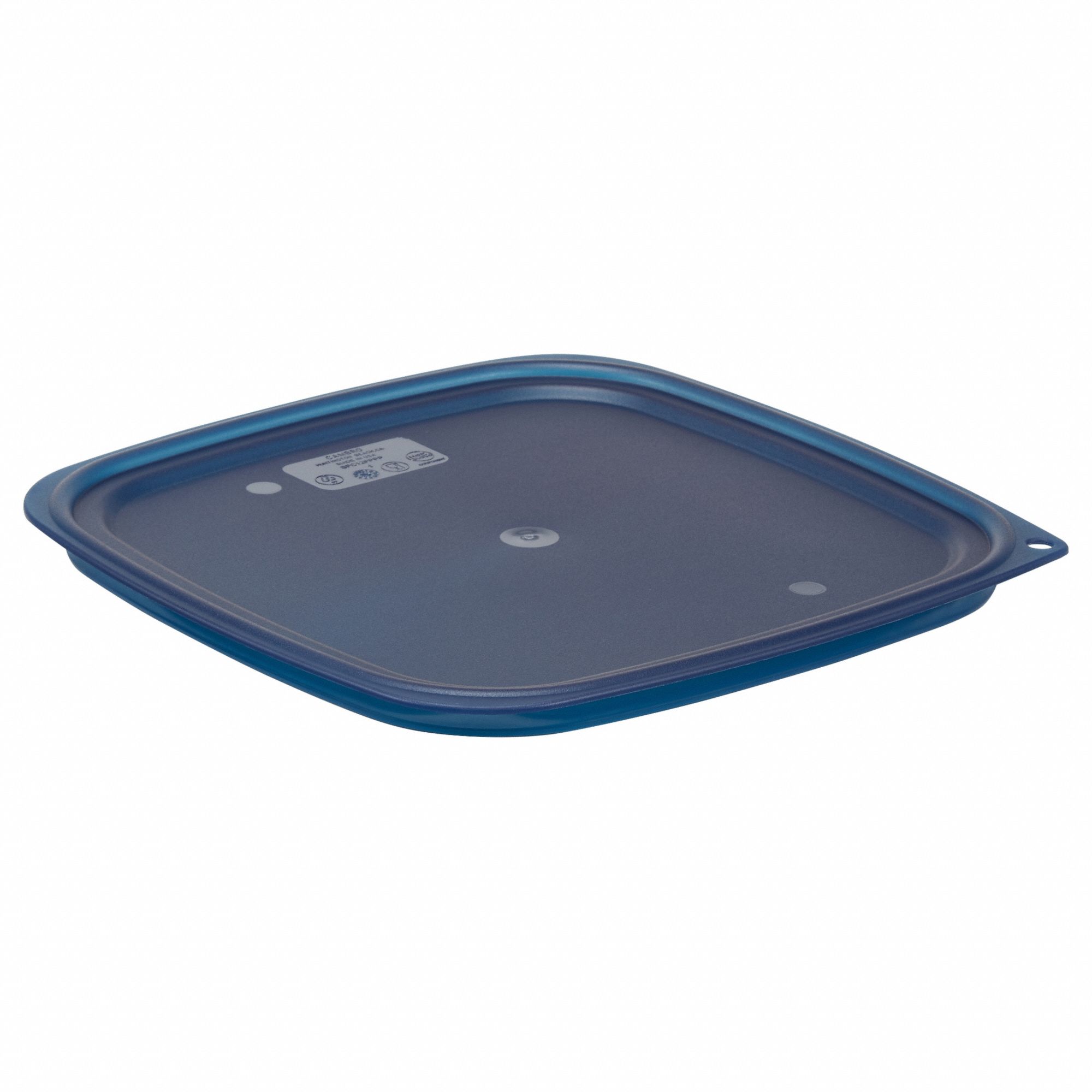 Seal Cover: 22 qt Capacity, Translucent Blue Body, Translucent Blue Lid, Graduated, Blue