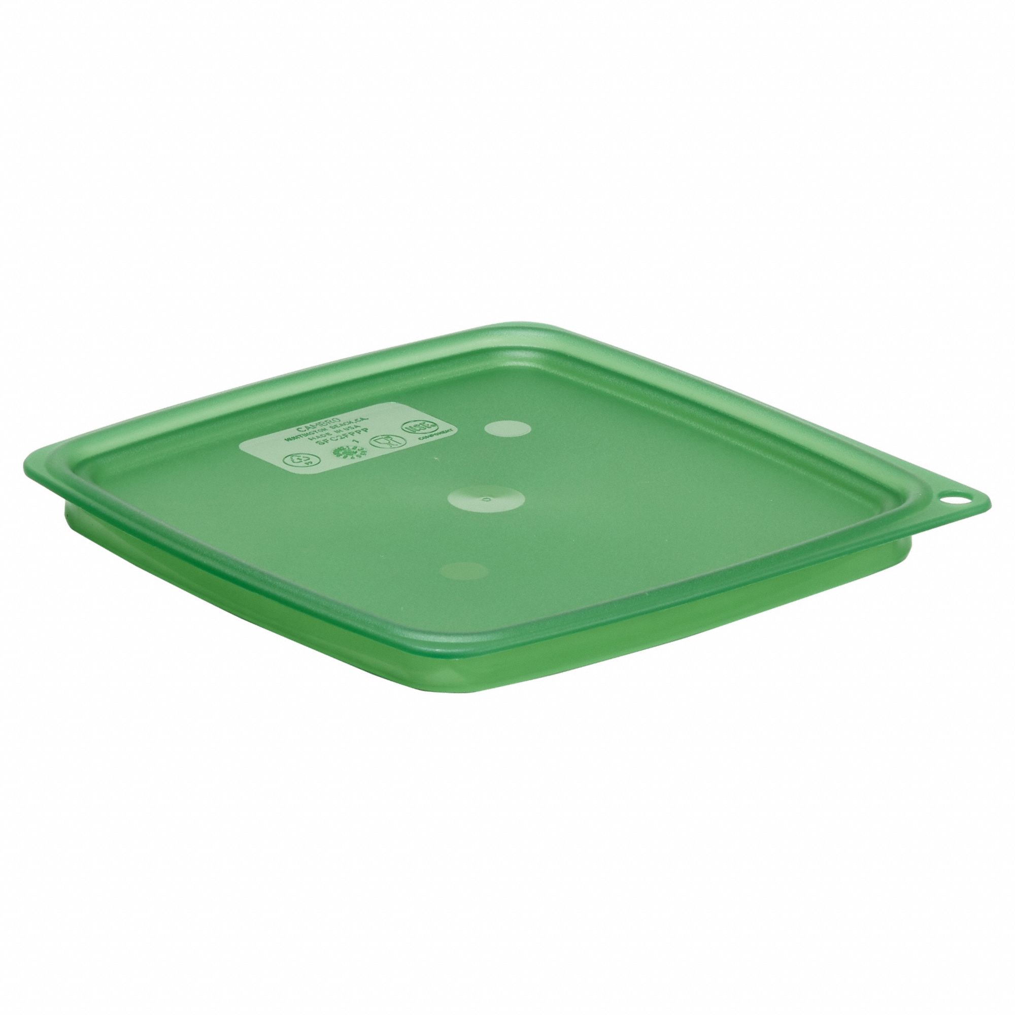 CAMBRO, 4 qt Capacity, Translucent Green Body, Seal Cover - 807JD4