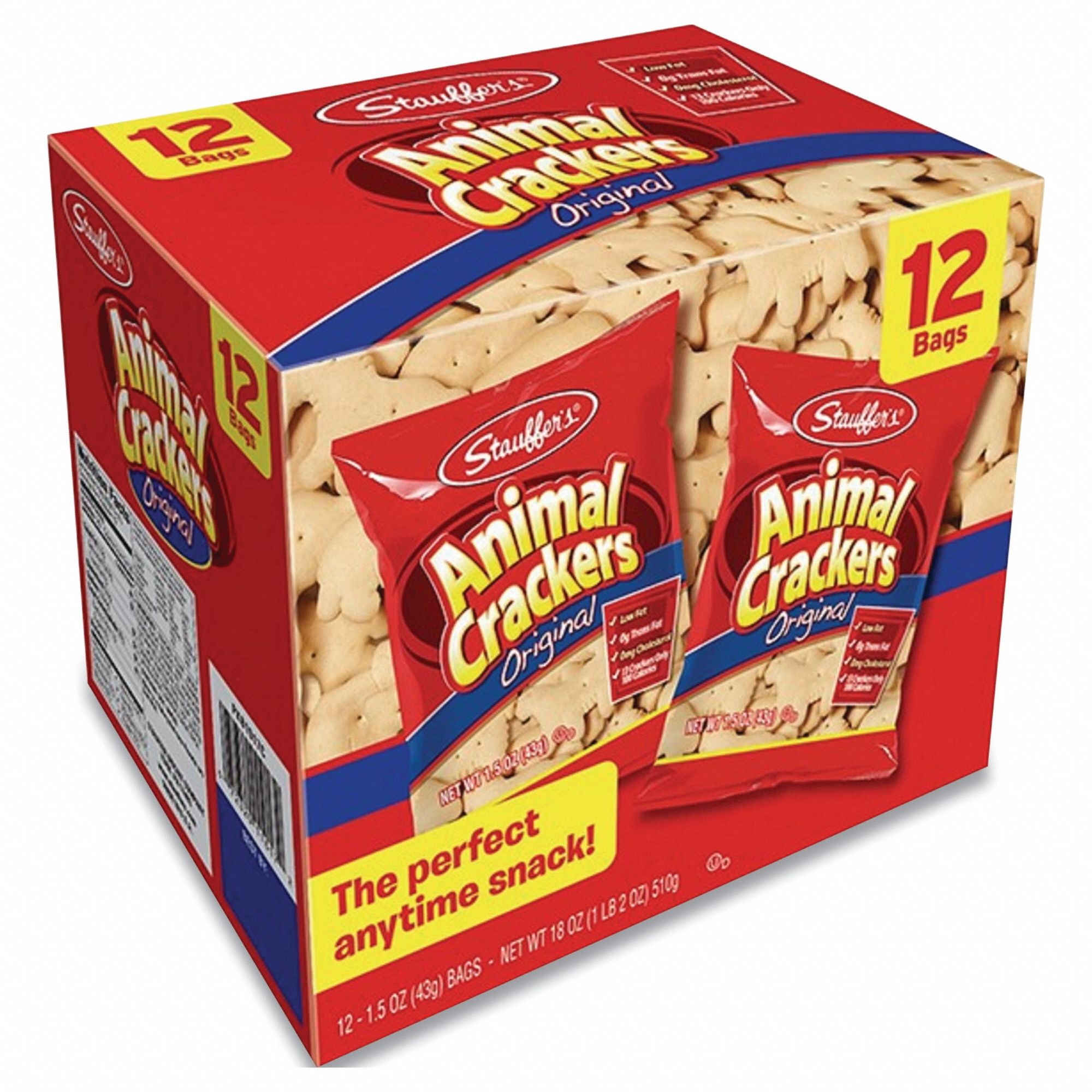 Crackers: Original, 1.5 oz Item Size, 12 Items Per Pack, 18 oz Pack Size