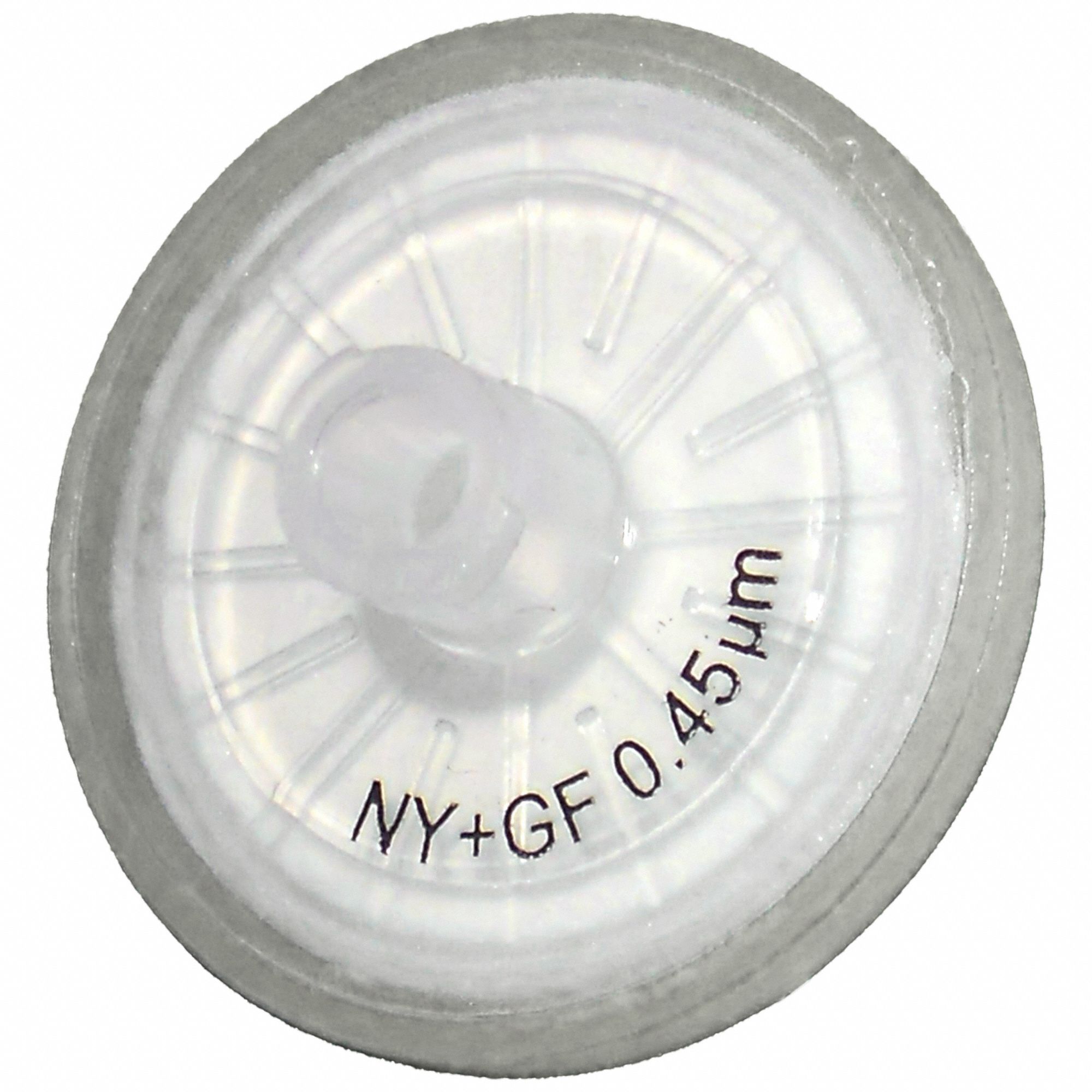 Syringe Filter: Non-Sterile, 0.45 um Pore Size, 100 mL Max Capacity - mL, 25 mm Housing Dia
