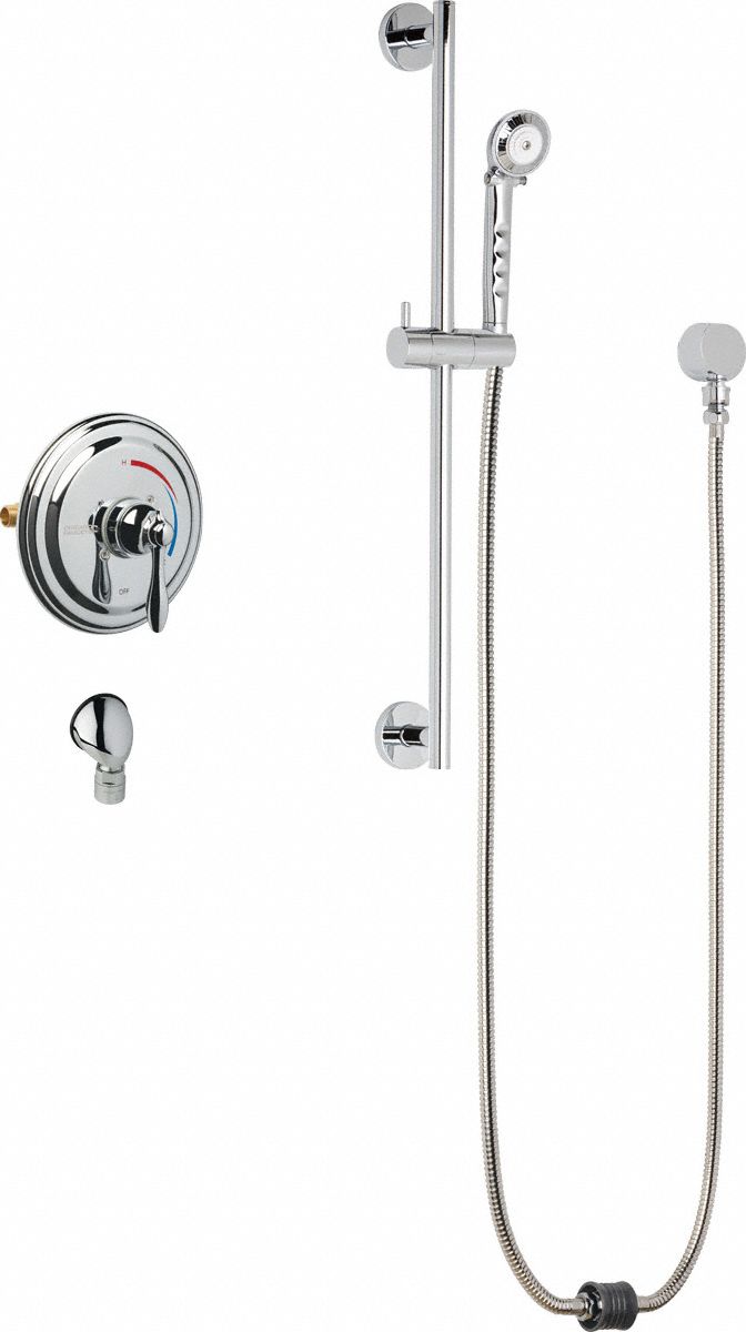 Shower Faucet: SH-TP, 2.5 gpm Handheld Showerhead Flow Rate, Plastic, 1 Handles