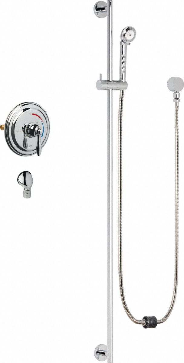 Shower Faucet: SH-TP, 2.5 gpm Handheld Showerhead Flow Rate, Plastic, 1 Handles