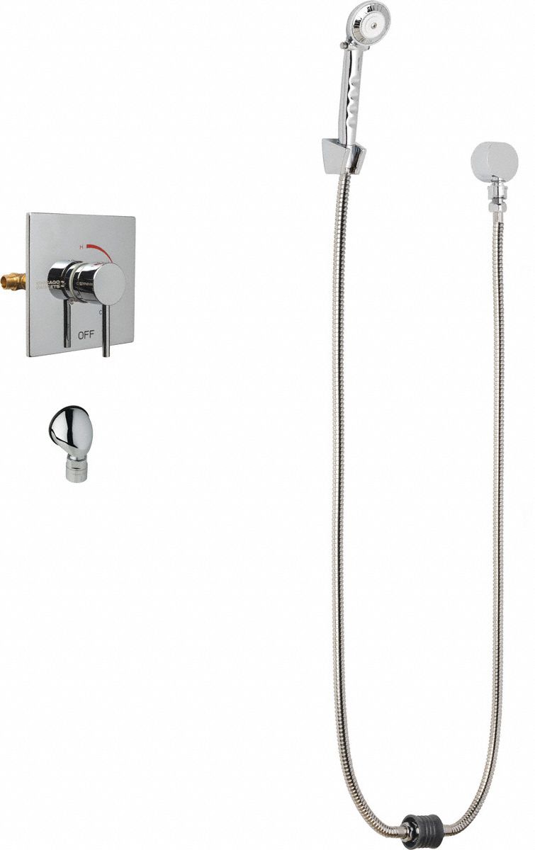 Shower Faucet: SH-TP, 2.5 gpm Handheld Showerhead Flow Rate, Plastic, 1 Handles