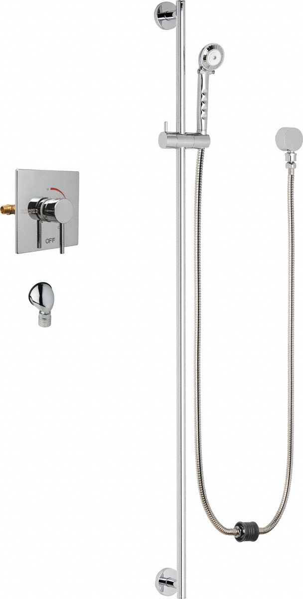 Shower Faucet: SH-TP, 2.5 gpm Handheld Showerhead Flow Rate, Plastic, 1 Handles