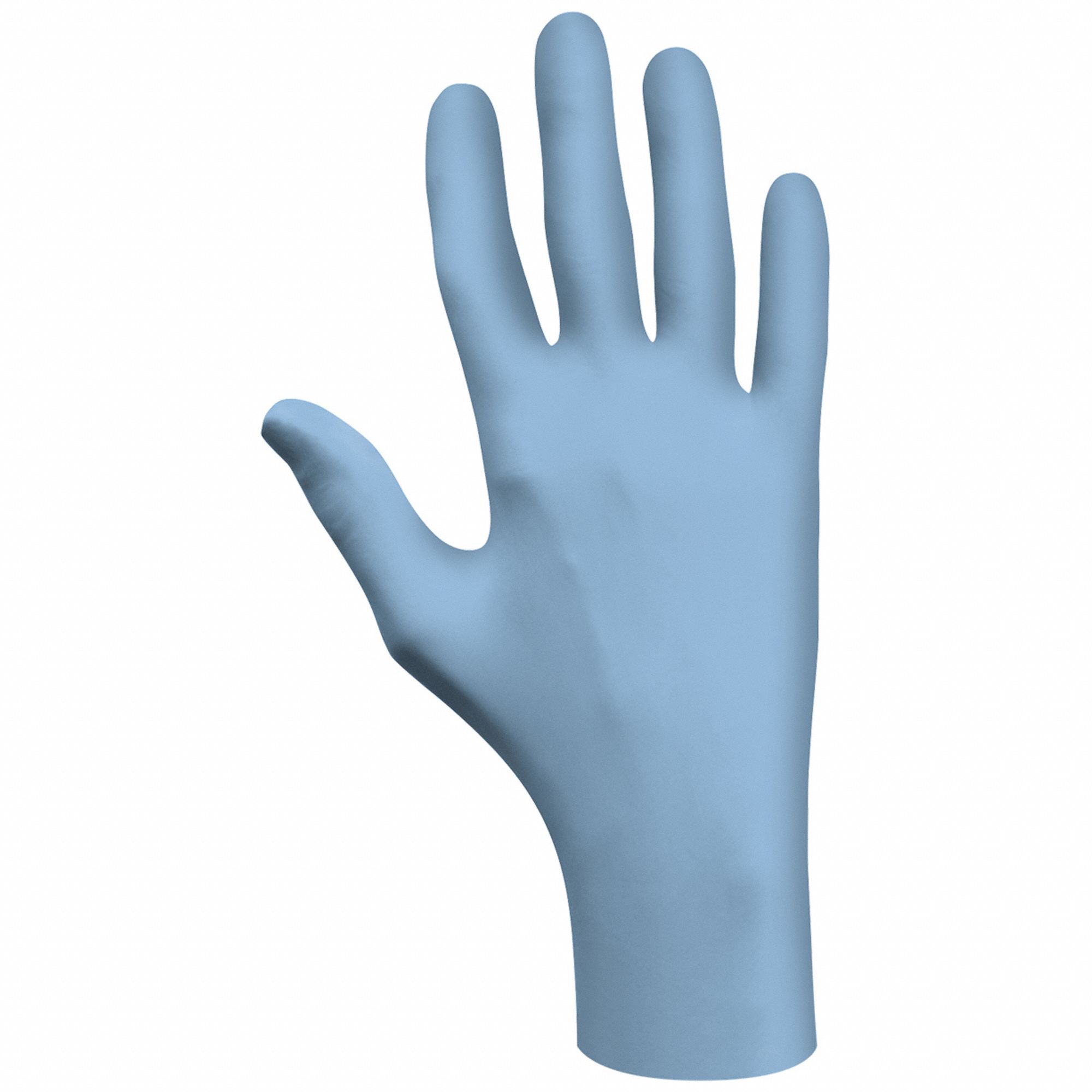 Disposable Gloves: Gen Purpose, M ( 8 ), 4 mil, Powder-Free, Nitrile, Smooth, 1.5 AQL, 100 PK