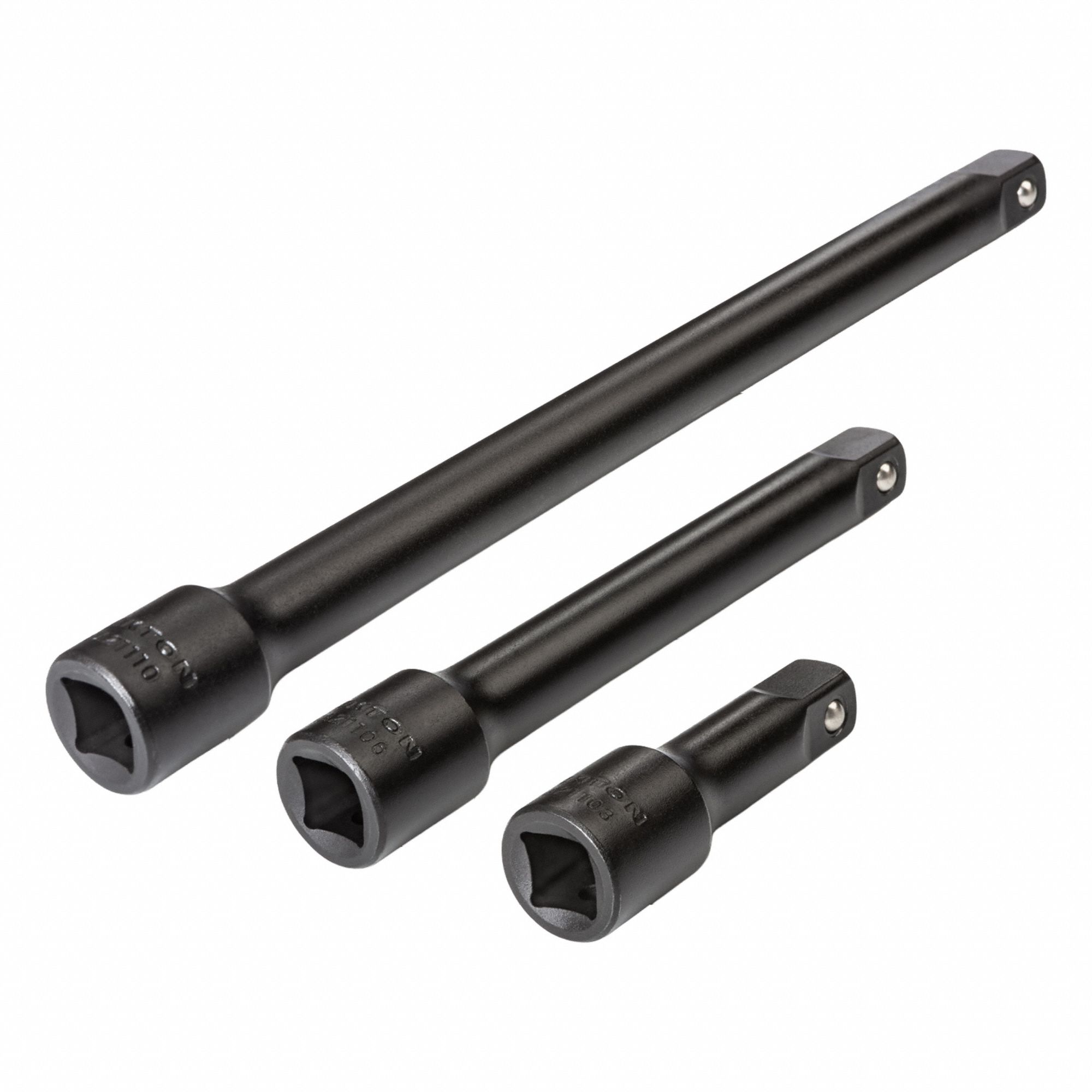 TEKTON Socket Extension Set: 1/2 in Input Drive Size, 1/2 in Output Drive Size, Manganese Phosphate (MPN SIA92001). Key specifications — attr1204876: Locking Not Included; attr1204887: TEKTON; attr1204888: Manganese Phosphate.