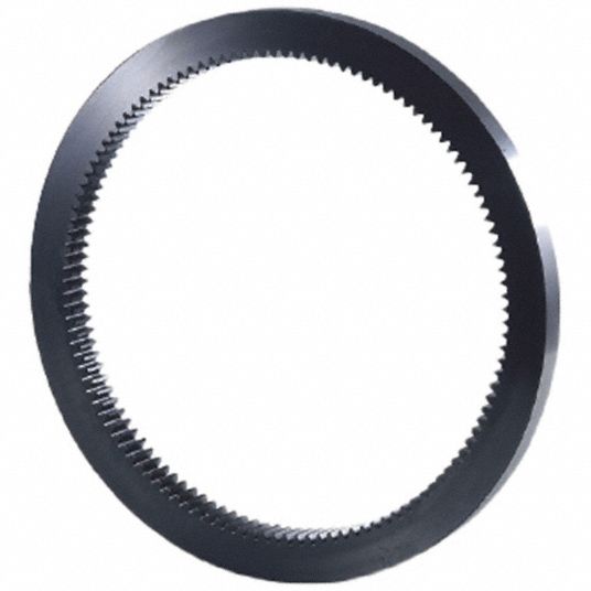 KHK GEARS Internal Ring Gear Module m 3, 120 Teeth, 360 mm Pitch Dia, Black Oxide Coated Carbon