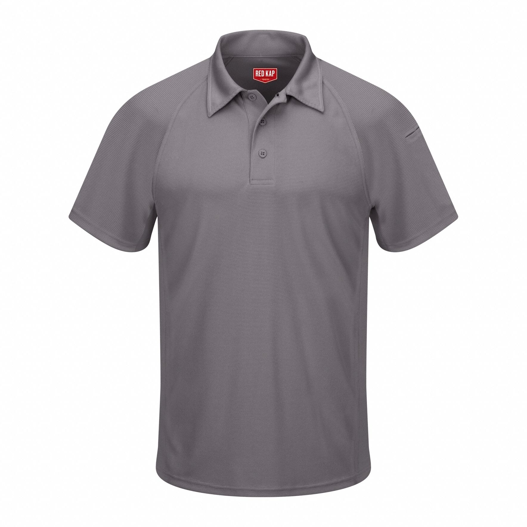 RED KAP, Men's, L, Short Sleeve Polo - 45EZ21|SK92GY SS L