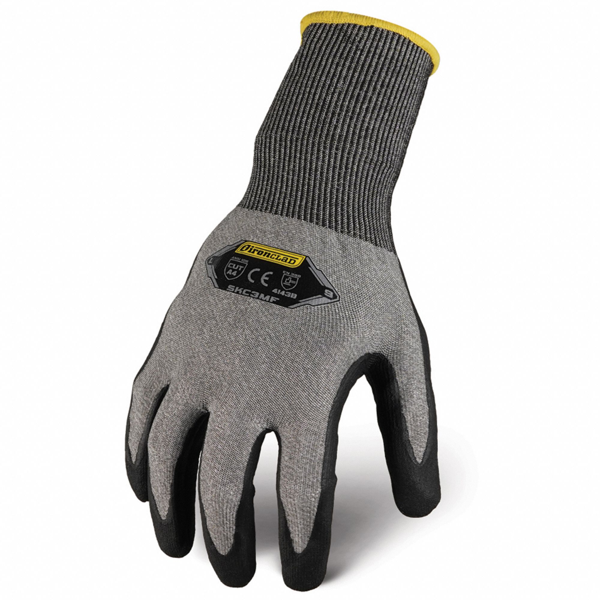 KNIT GLOVES,NITRILE,18 GA,PR