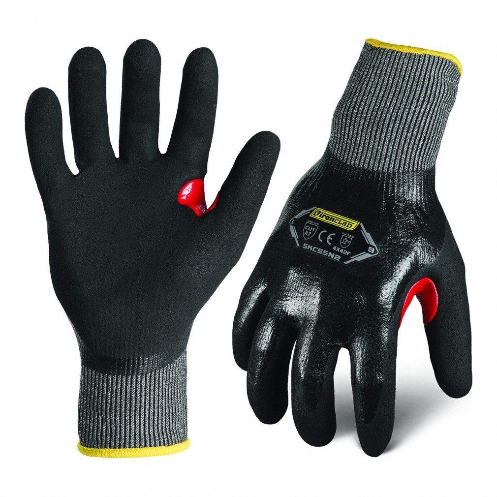 KNIT GLOVES,NITRILE,13 GA,PR