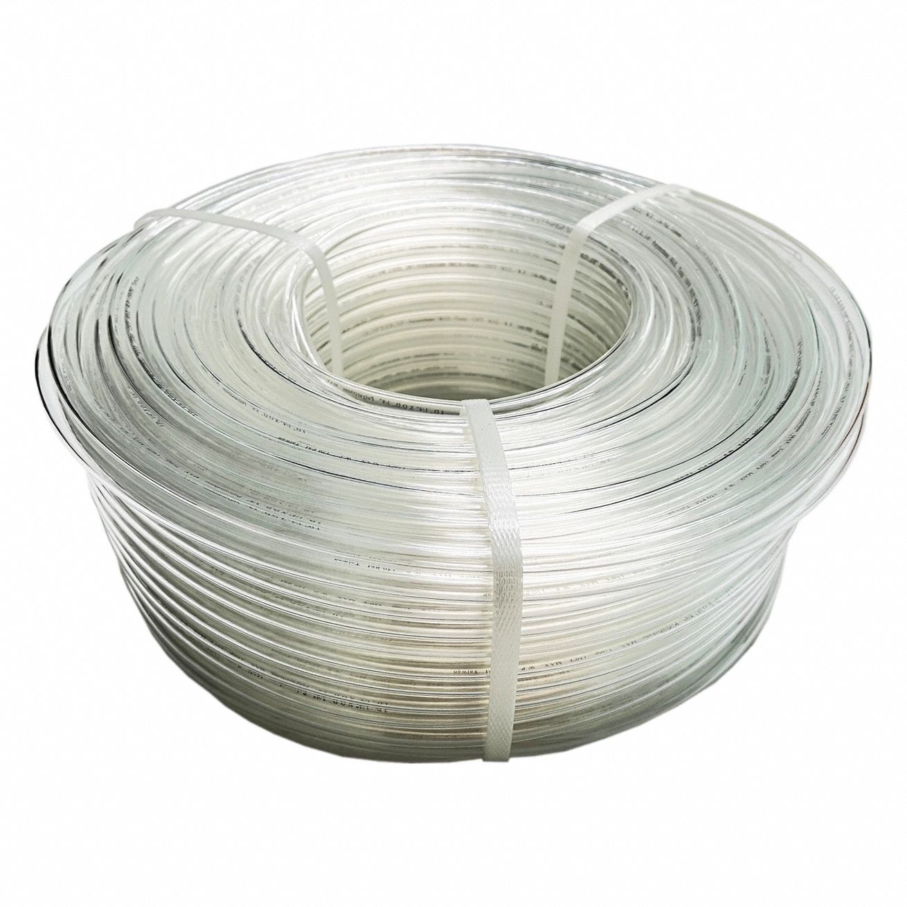 TUBING: POLYURETHANE, INSIDE DIAMETER ¼ IN, OUTSIDE DIAMETER ⅜ IN, 250 FT LG, BEIGE