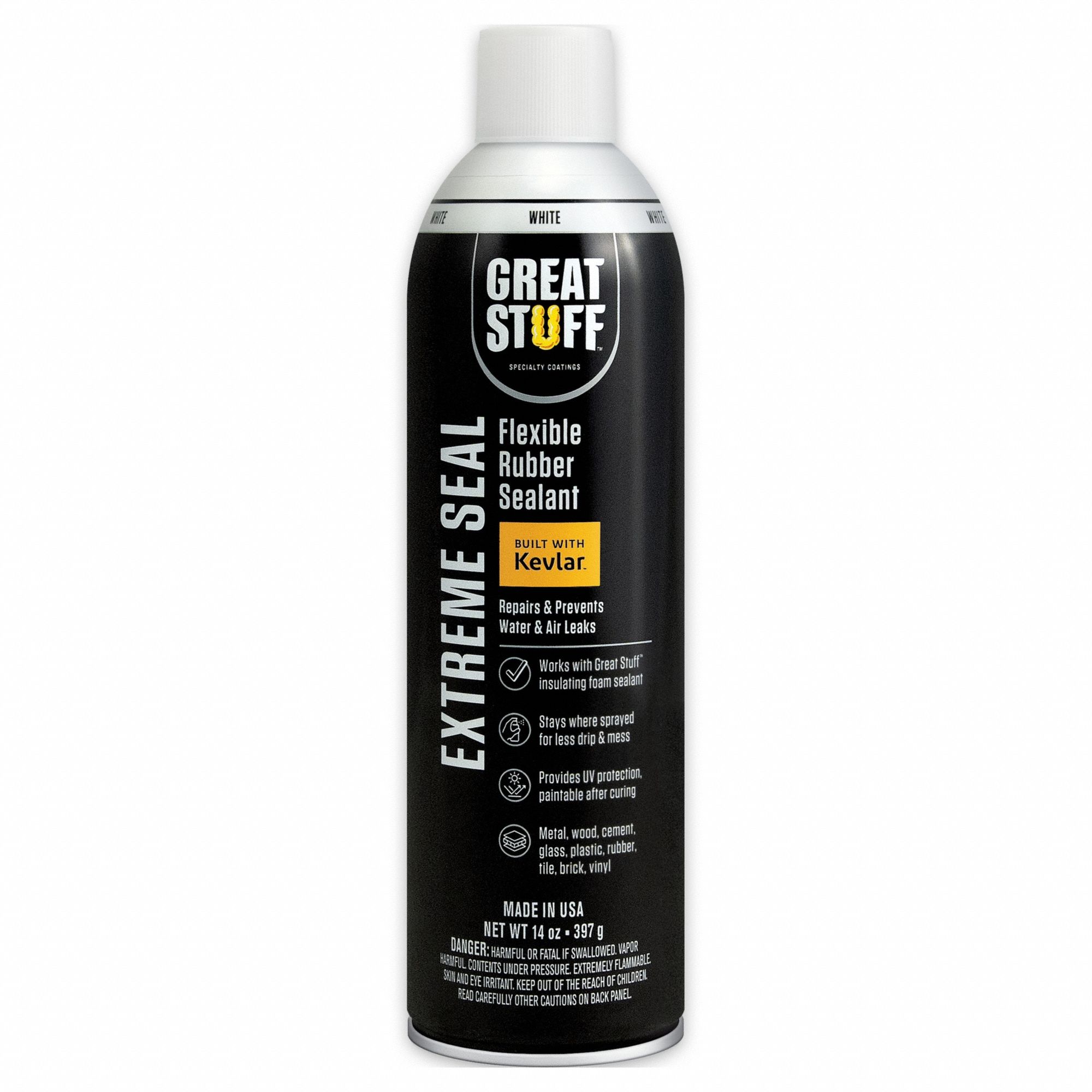 Leak Sealer Rubber White Spray