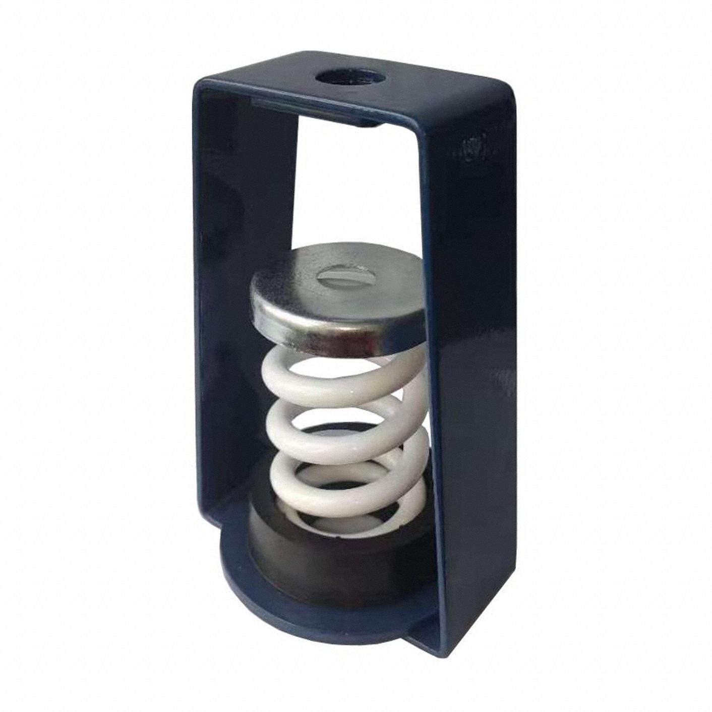 Hanger-Mount Vibration Isolator: Spring, 750 lb Capacity, 4 3/4 in Wd, 4 in Dpth