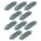 E-STRAP COUPLING, 1¼ IN W, 1,000 LB, 10 PK