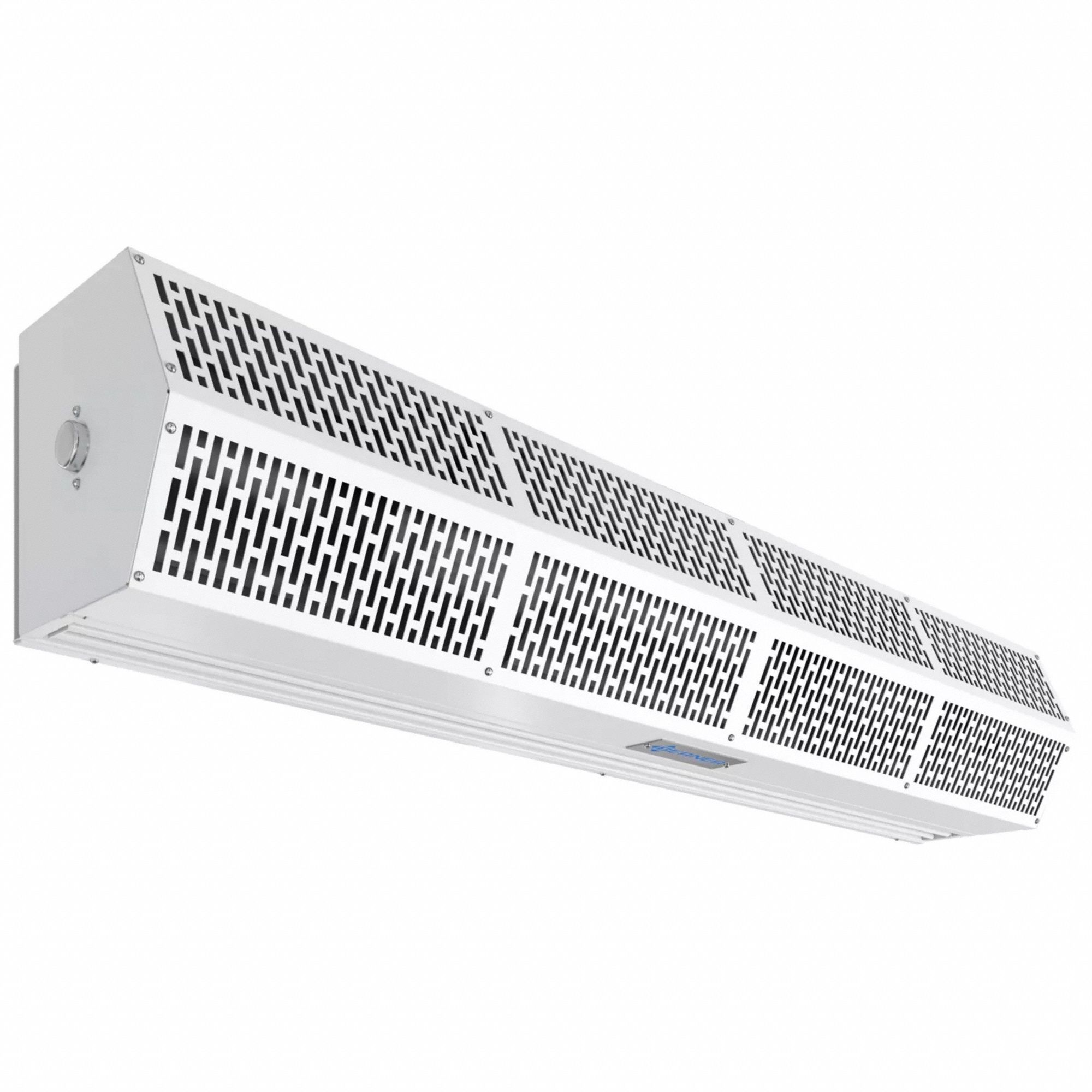 Unhtd 8.5"H 48"W 8.5"D Alum Air Curtain: Ambient Air, Low Profile, For 4 ft Opening Wd, 1, 360 cfm