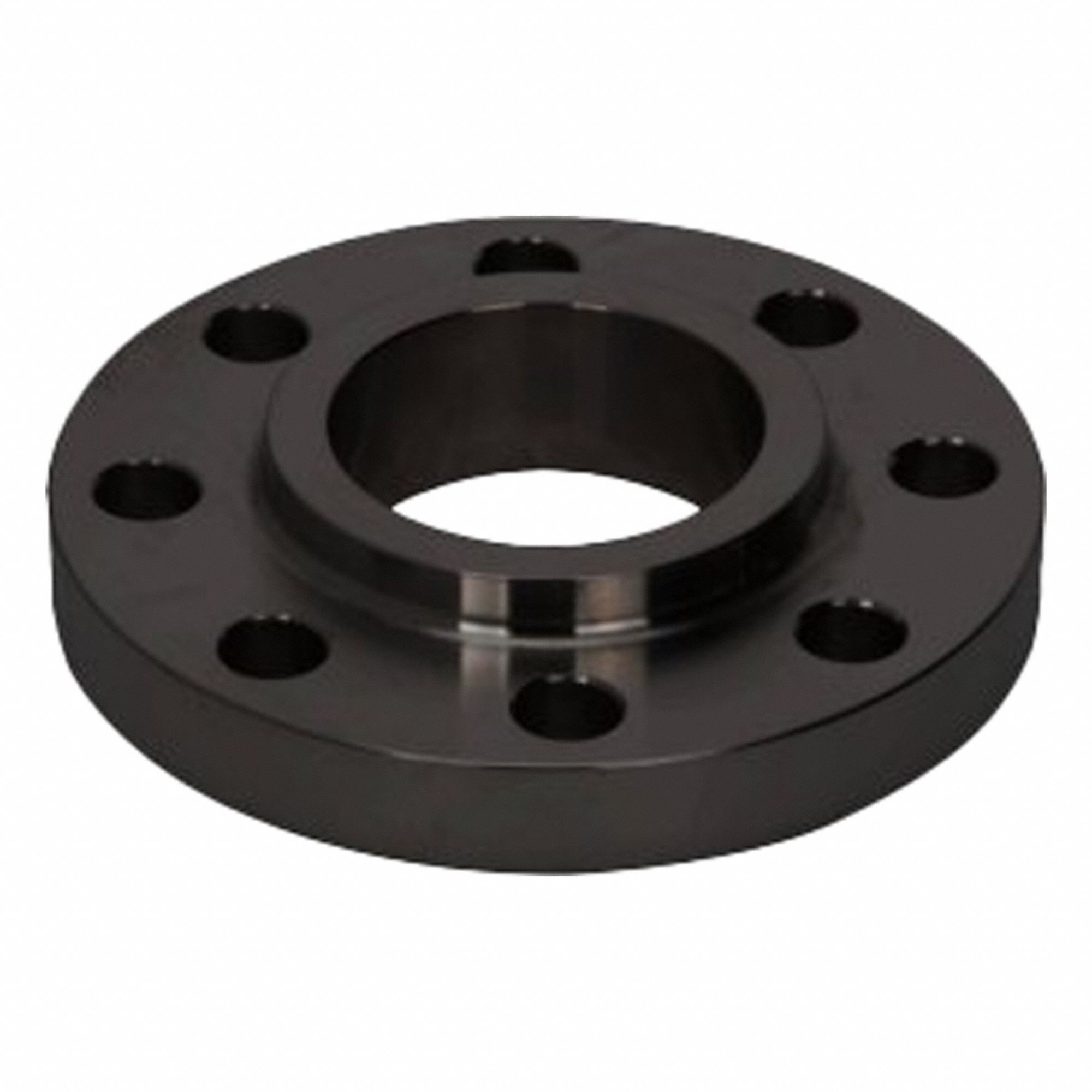 Slip on Flange: Carbon Steel, Slip On Flange, 3 1/2 in Pipe Size, 150, 8 Bolt Holes
