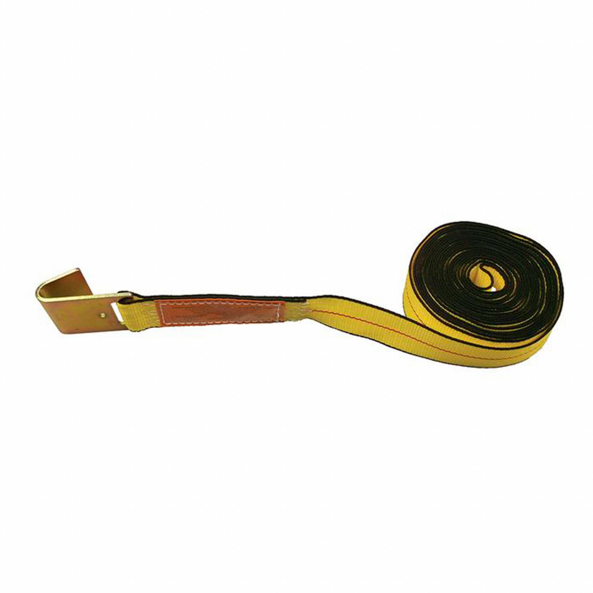 WINCH STRAP,30FT L,2INCH W,YELLOW