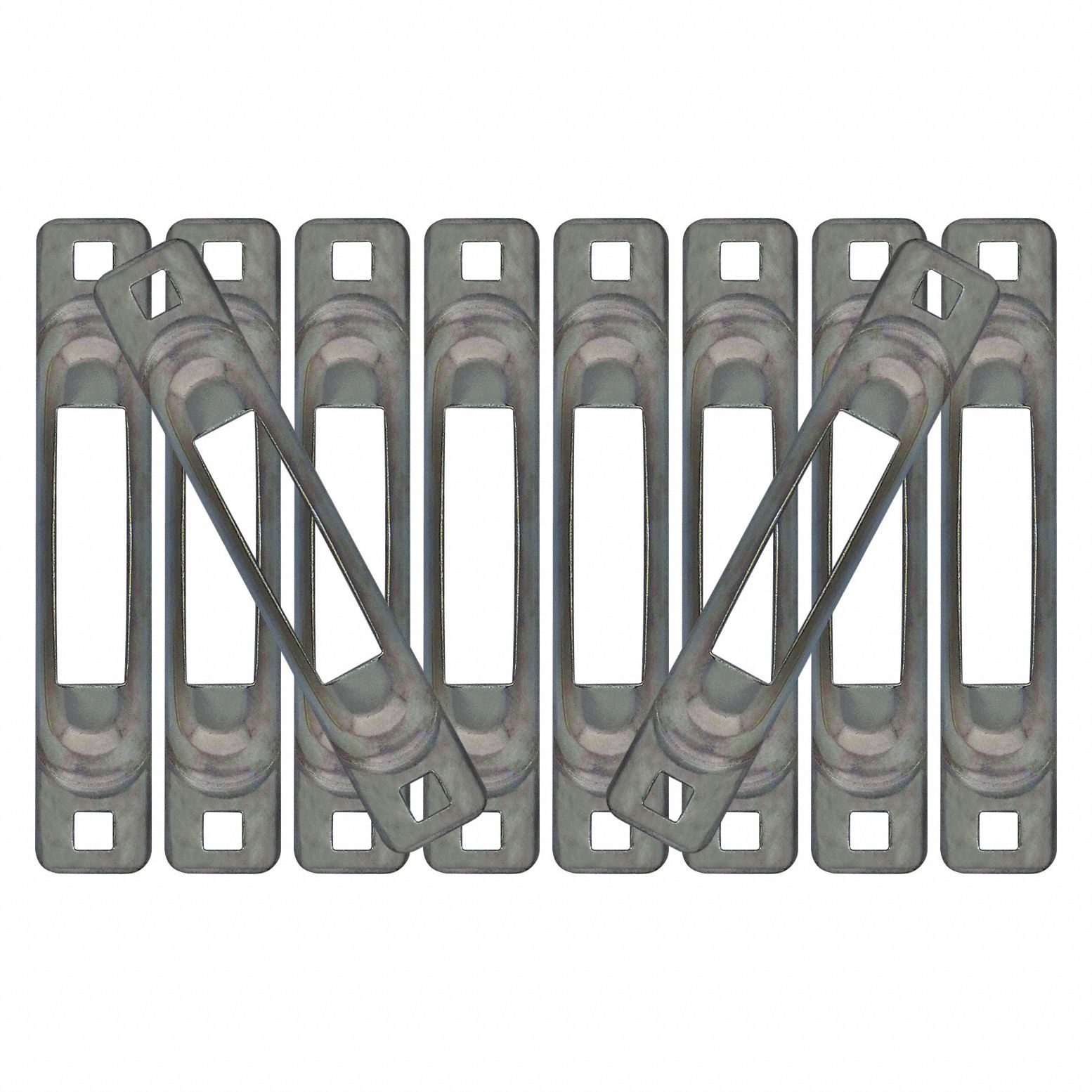 E-STRAP ANCHOR, E-TRACK ANCHOR, 2 MOUNTING HOLES, 2 IN COMPATIBLE STRAP W - MIN, FIXED, 10 PK
