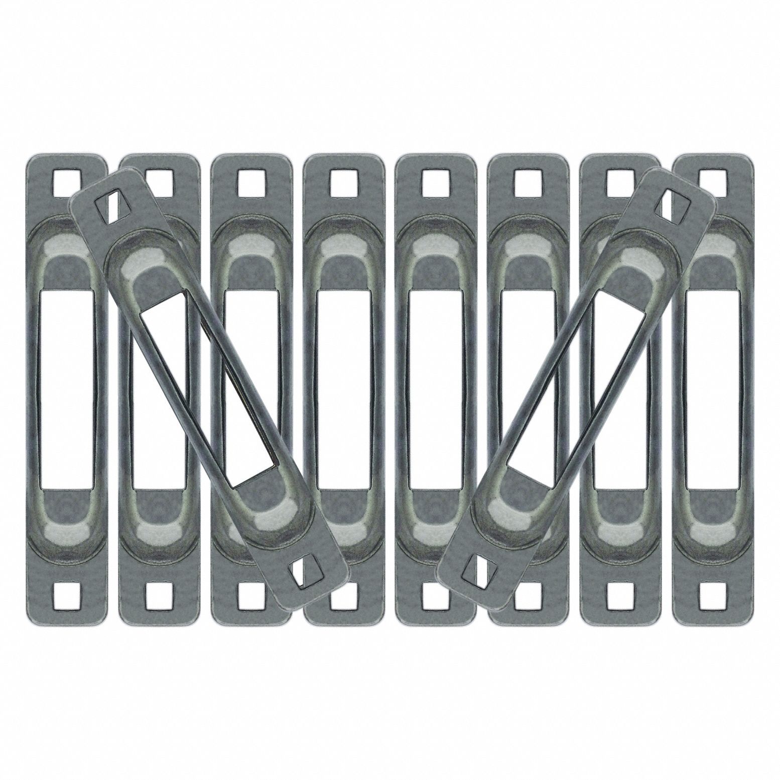 E-STRAP ANCHOR, E-TRACK ANCHOR, 2 MOUNTING HOLES, 2 IN COMPATIBLE STRAP W - MIN, FIXED, 10 PK