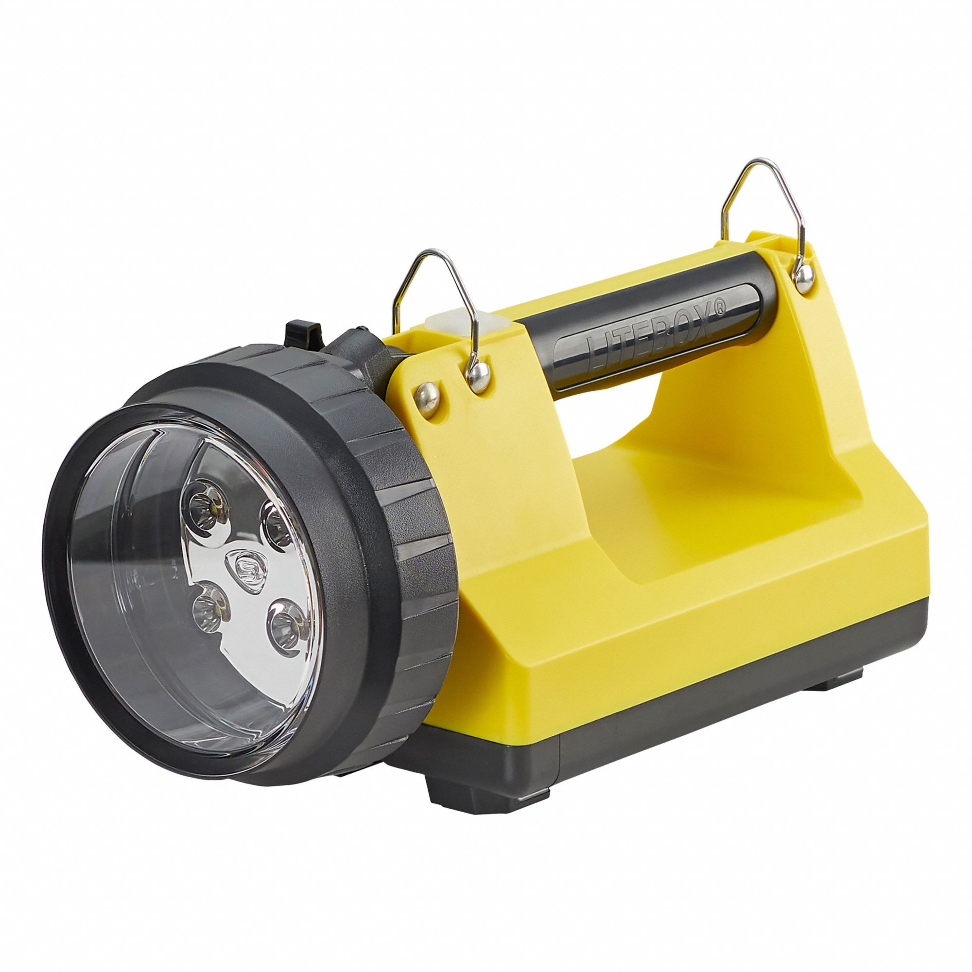 INDUSTRIAL LANTERN, RECHARGEABLE, 615 LUMENS, 8 HR RUN TIME AT MAX BRIGHTNESS, YELLOW