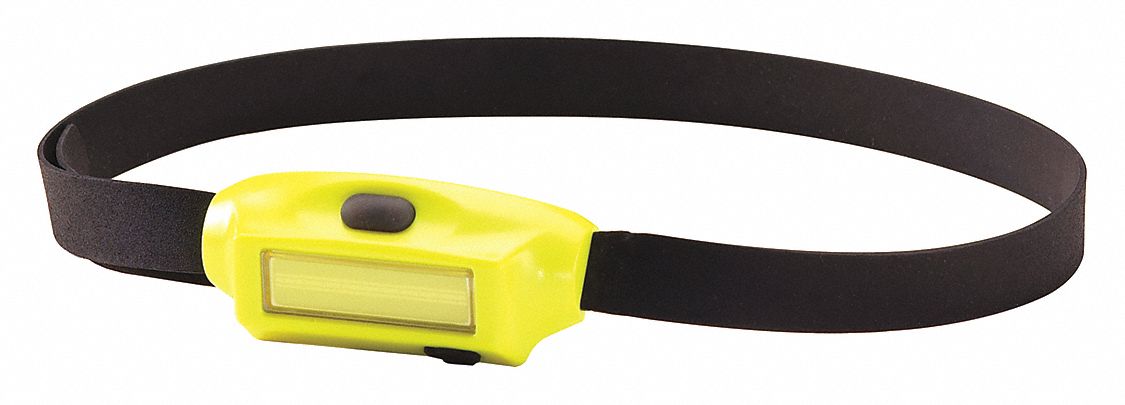 RECHARGEABLE HEADLAMP, 180 LM, 2.5 HR RUN TIME AT MAX BRIGHTNESS, YELLOW, 1 BATTERIES