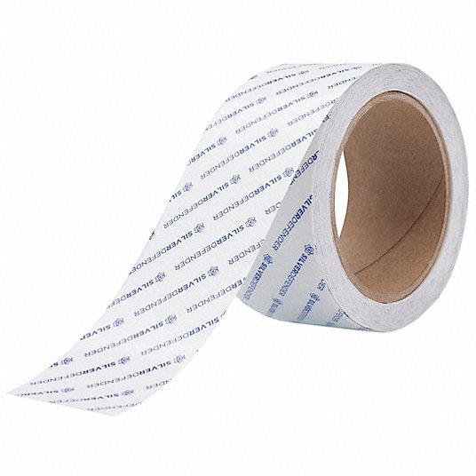Antimicrobial Film Tape: Door Handle, 2 in x 60 ft, Blue/Transparent
