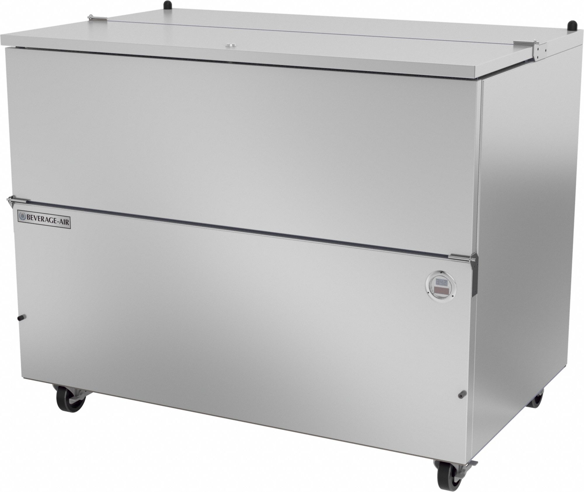 Refrigerator: Silver, 20.3