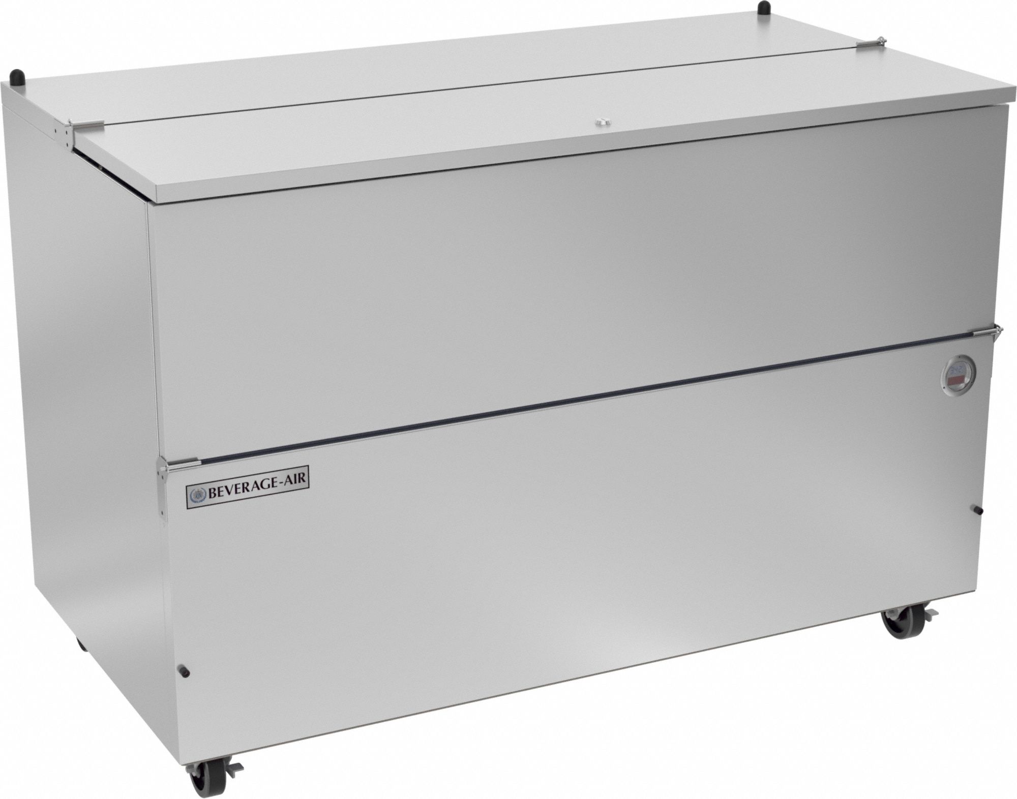 Refrigerator: Silver, 22.6