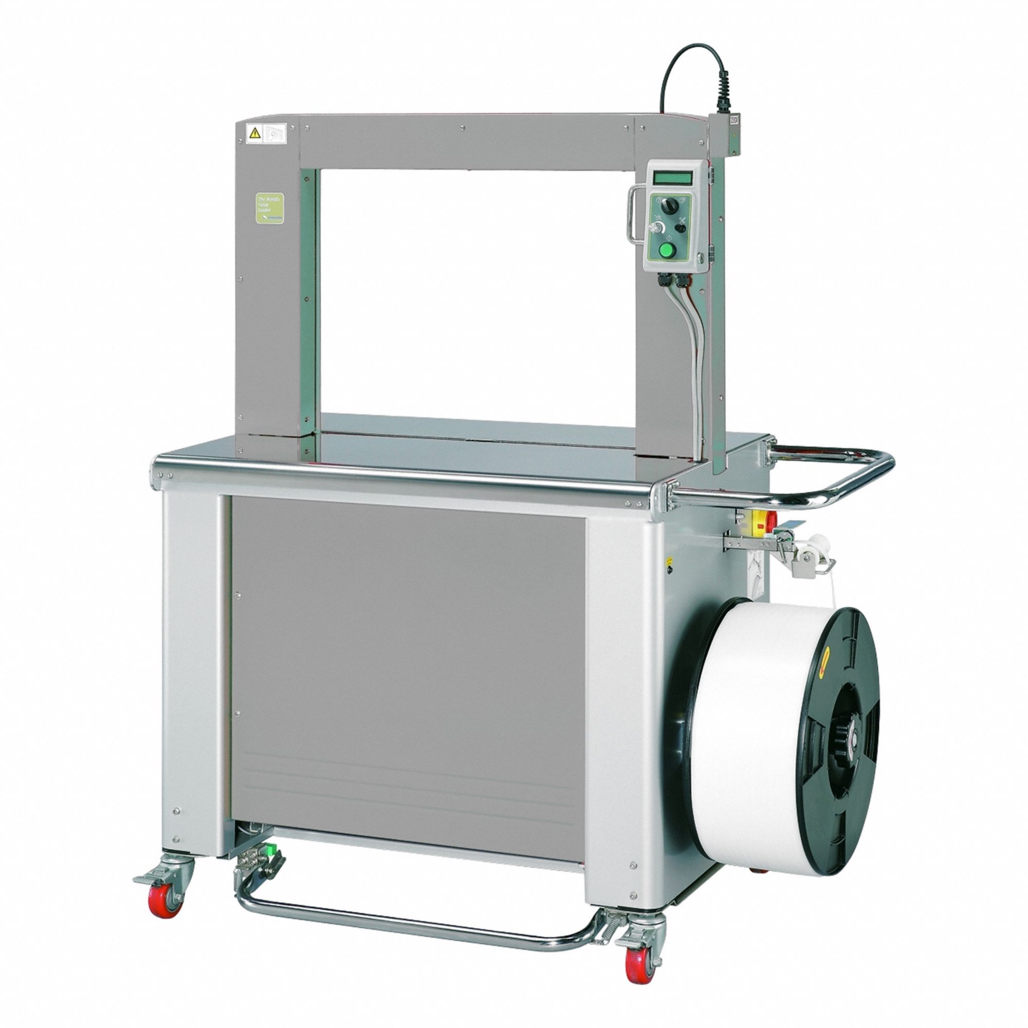 Pallet Strapping Machine: 48 in Overall Lg, 25 1/2 in Overall Wd, Arch