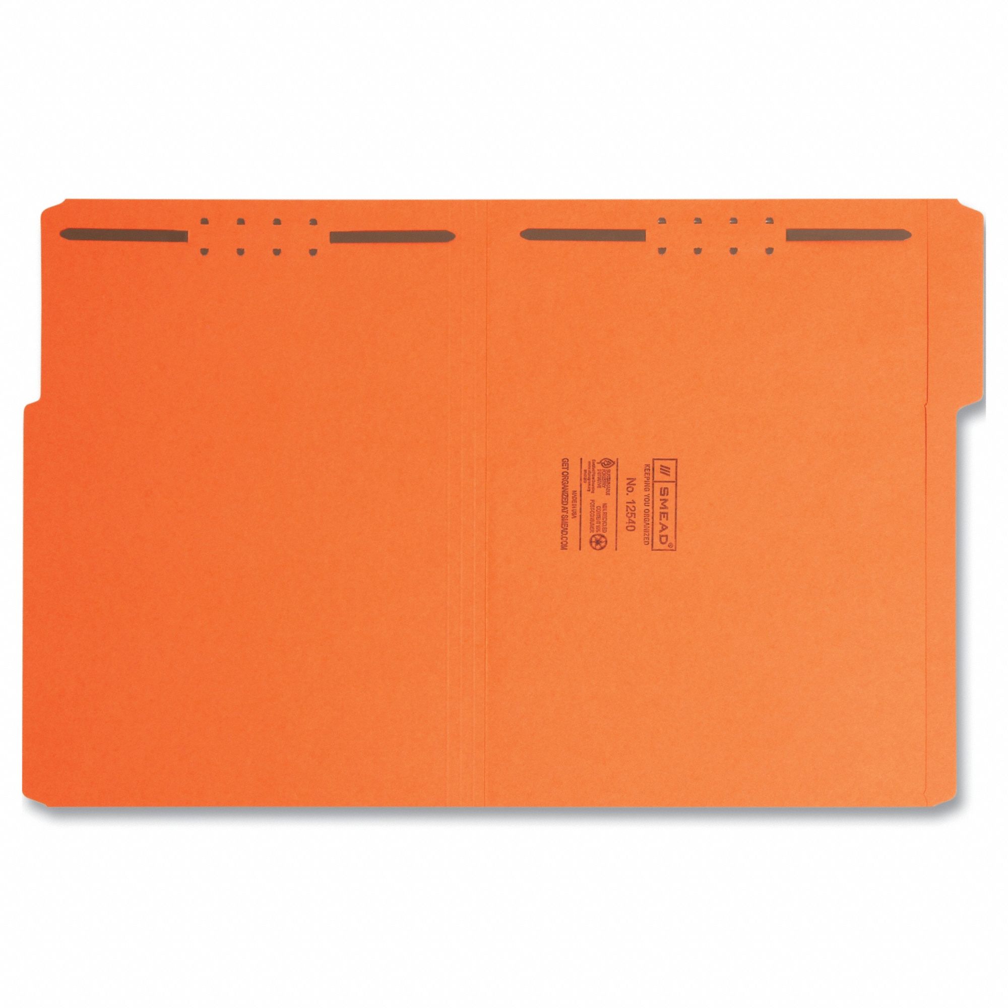 9 1/2 in Ht, Orange, Classification File Folders - 50XV29|12540 - Grainger