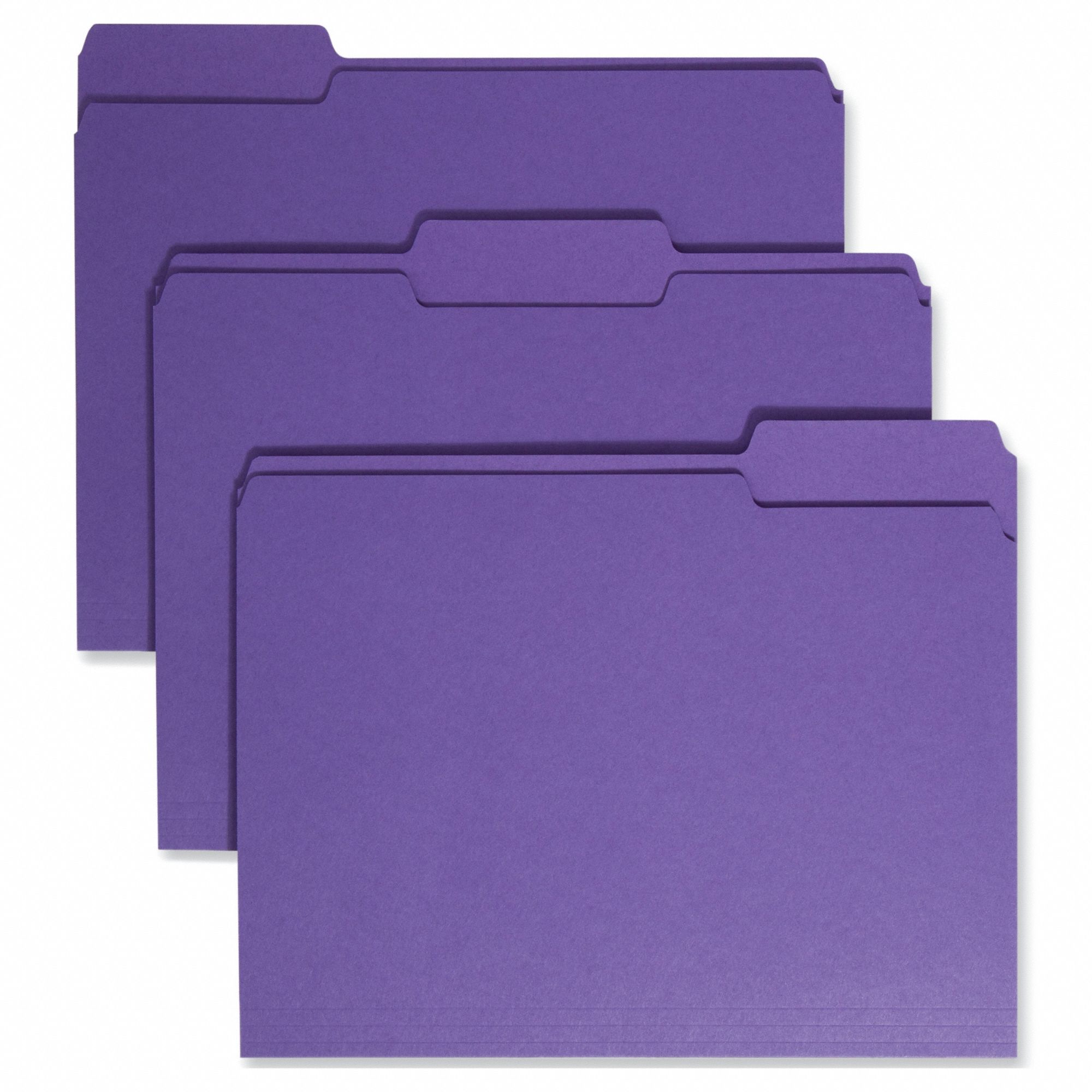 Pressboard Folder, Tab, Purple, PK100