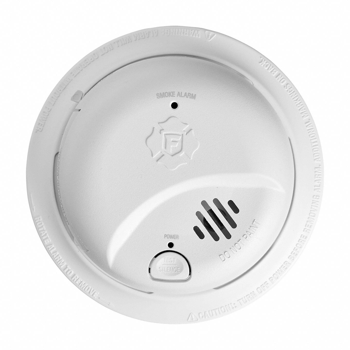 Smoke Alarm: Smoke, Hardwired, Battery Backup, Smoke Detector, Ionization, Hardwired, 10 yr