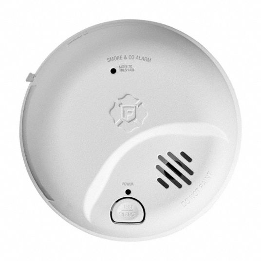 BRK, Carbon Monoxide/Smoke, Hardwired, Smoke/CO Alarm - 825LY7|SMICO100 ...