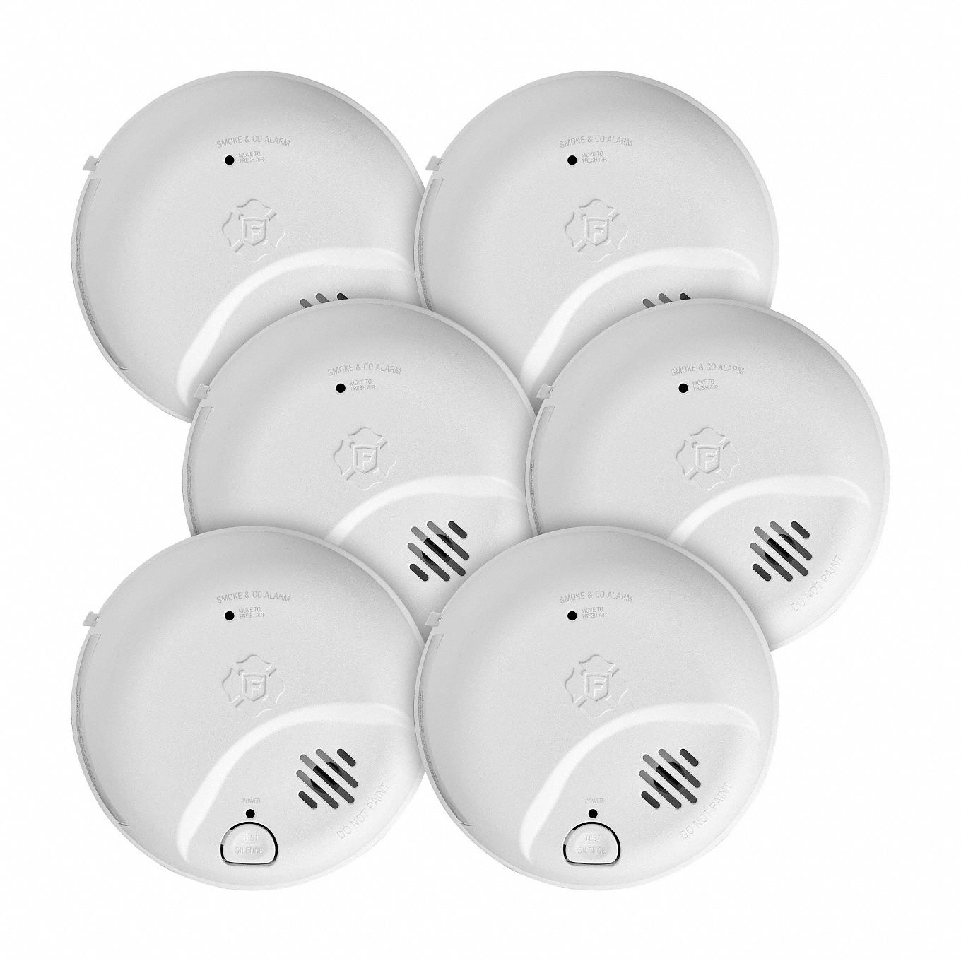 Smoke/CO Alarm: Carbon Monoxide/Smoke, Hardwired, Battery Backup, Smoke/CO Detector, Hardwired
