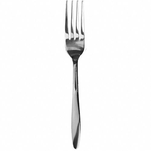 Dinner Fork: Sinclair, 18/0, Stainless Steel, 7 3/8 in Overall Lg, Silver